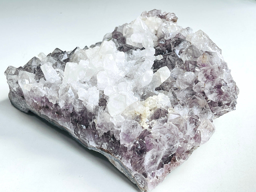 2.9kg Exquisite Amethyst with Calcite Mineral Specimen, Special Calcite & Amethyst Specimen, Calcite Specimen, Amethyst Mineral Specimen