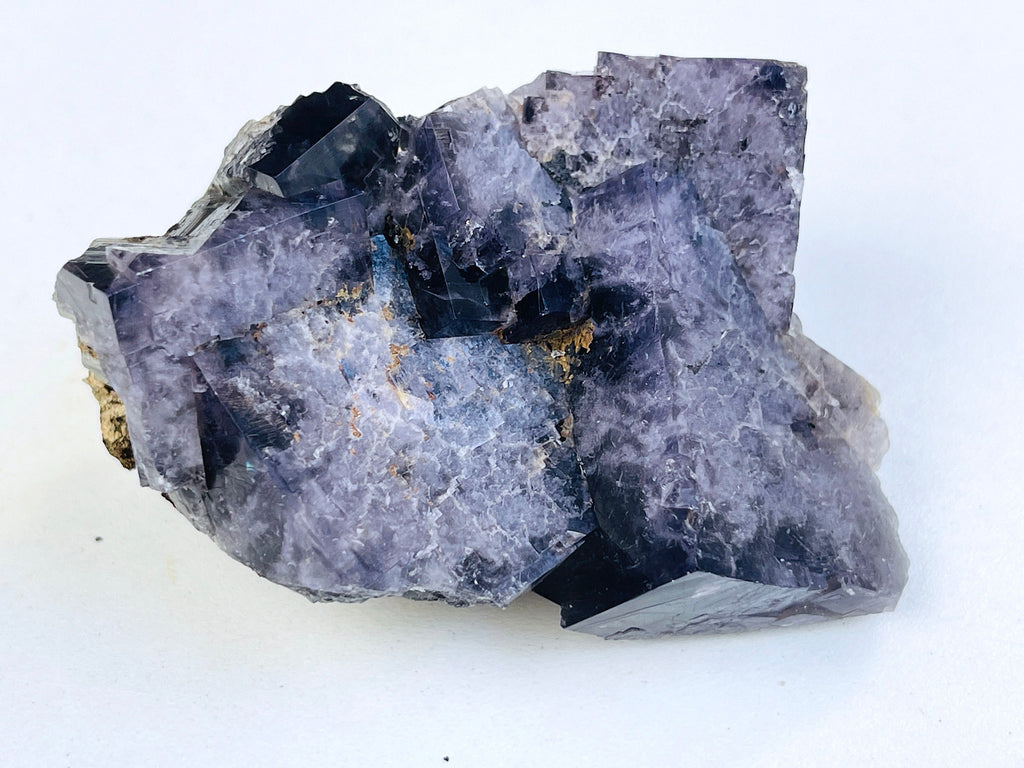 New Find Purple Fluorite Crystal from the Lady Annabella Mine, Weardale, Fluorescent Fluorite Specimen,Raw Fluorite, Mineral Specimen- P5