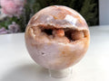 Pink Amethyst Sphere – 115mm, 1.9kg | Shimmering Collector's Piece from Brazil