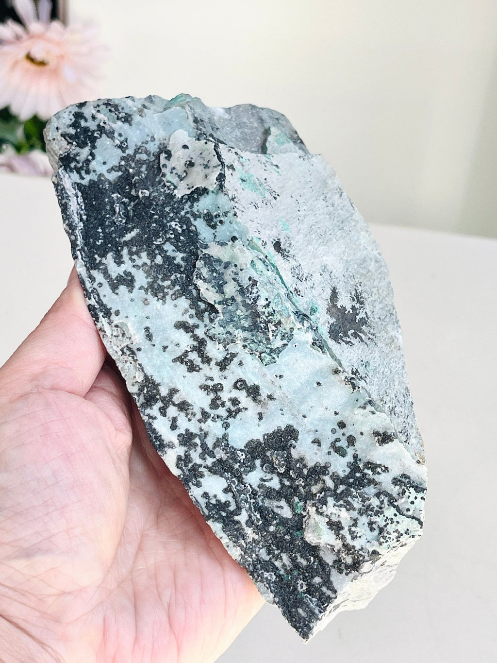 Dendritic Chrysocolla Specimen | Large Sparkling Druzy | DR Congo - Million Years Crystal
