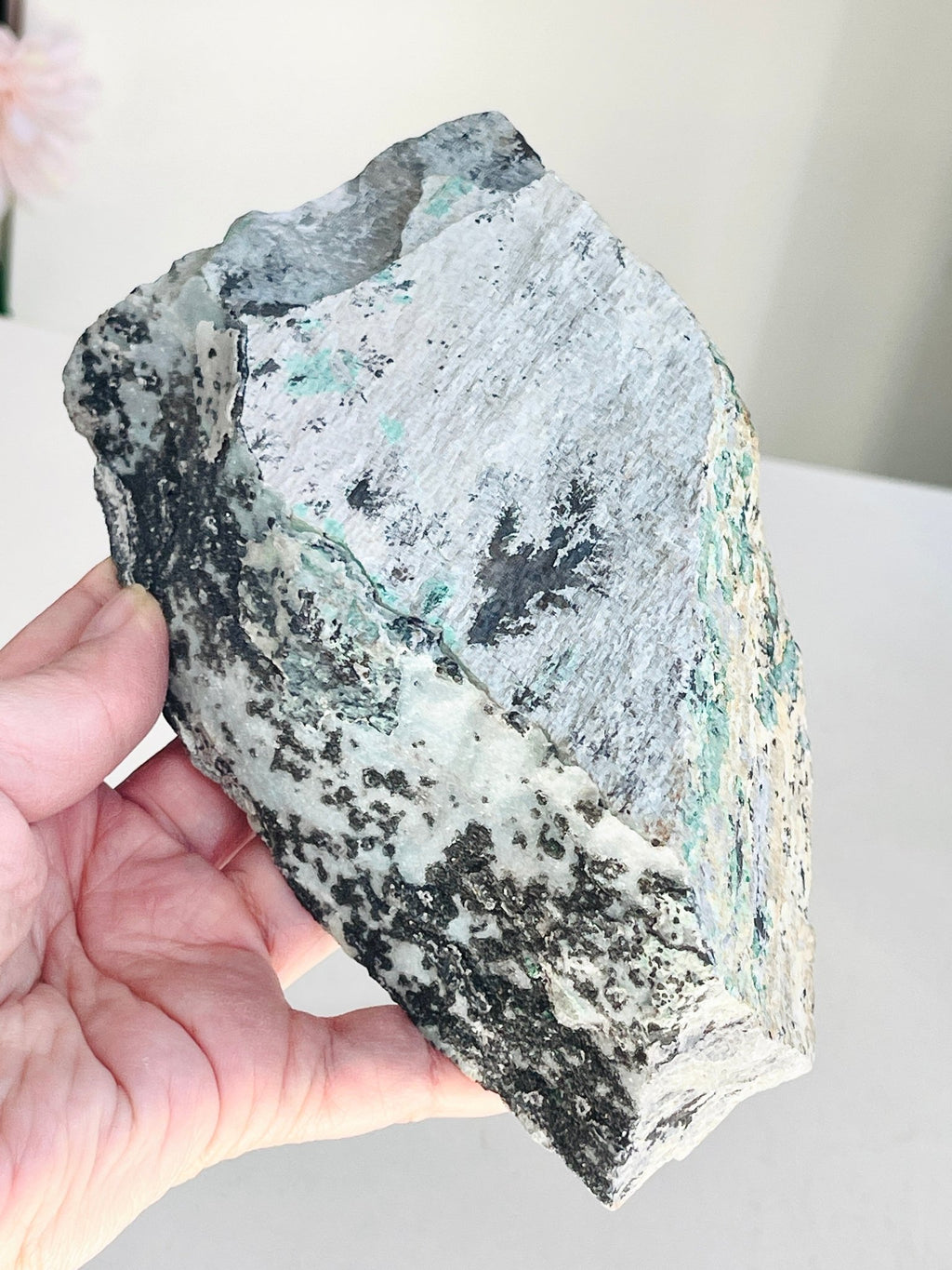 Dendritic Chrysocolla Specimen | Large Sparkling Druzy | DR Congo - Million Years Crystal