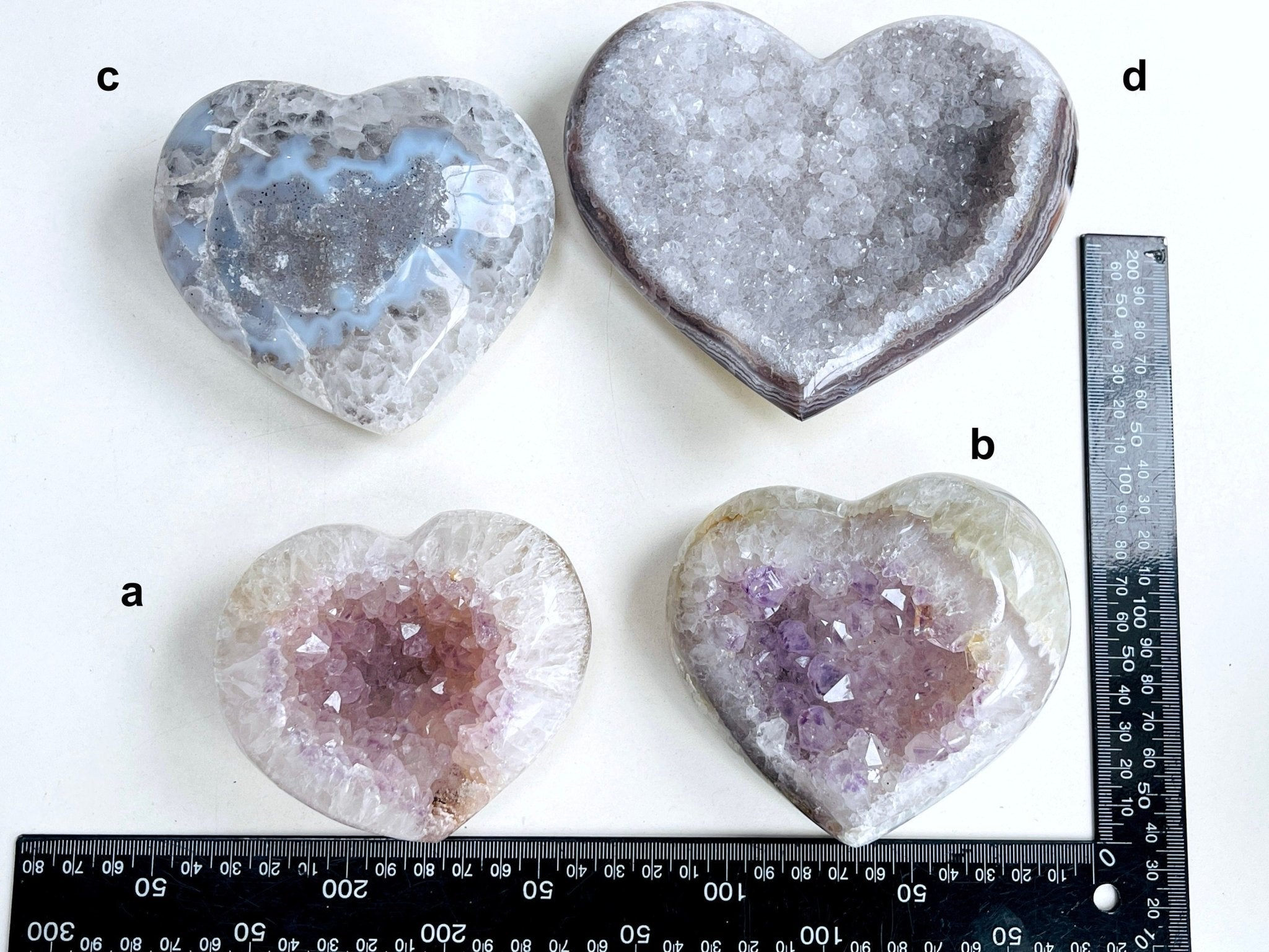 Druzy Agate Heart - Million Years Crystal