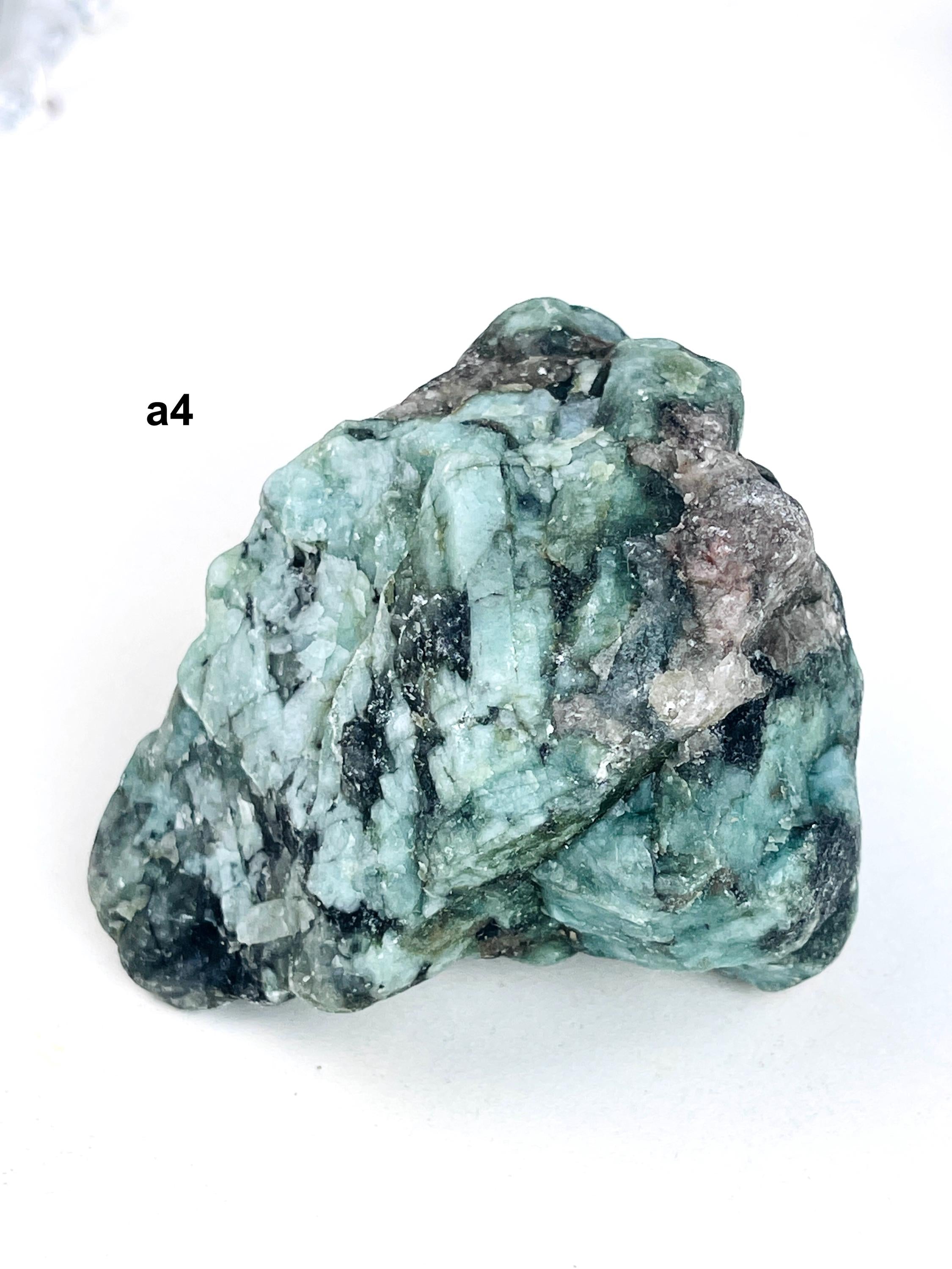 Natural Emerald Specimen in Matrix | Raw Brazilian Emerald | Select Your Piece