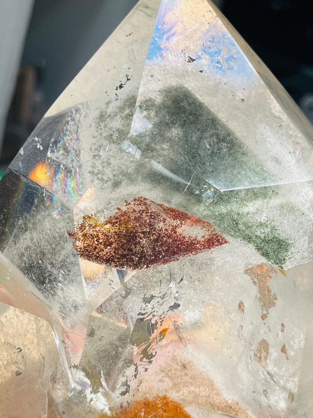 Extra Large Brazilian Garden Quartz on Custom Stand | Museum-Grade Lodolite Scenic Quartz | Natural Earth Architecture Statement Piece - Million Years Crystal
