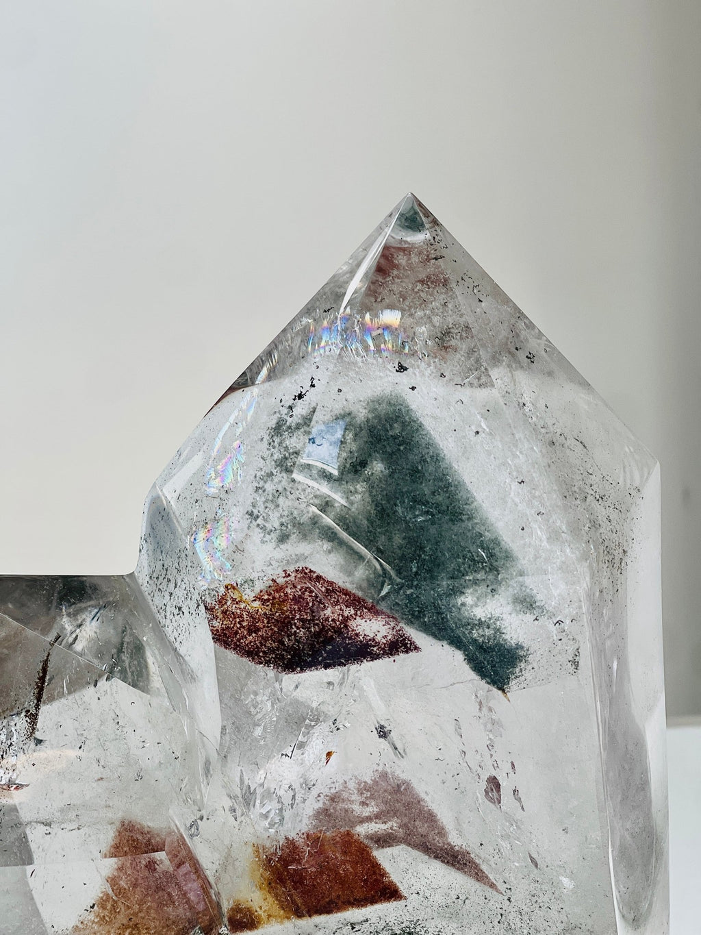 Extra Large Brazilian Garden Quartz on Custom Stand | Museum-Grade Lodolite Scenic Quartz | Natural Earth Architecture Statement Piece - Million Years Crystal