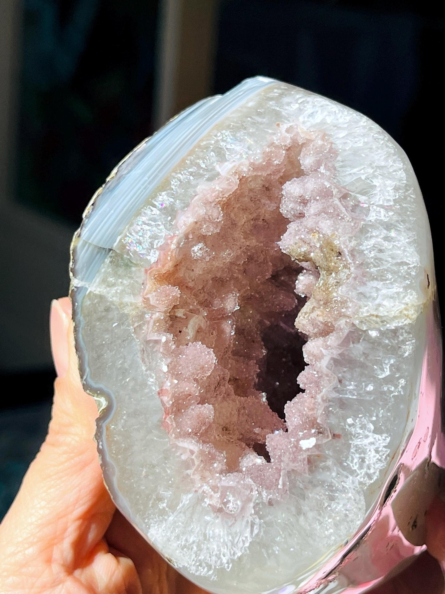 Extraordinary Rainbow Sugar Druzy Amethyst Geode Crystal, Amethyst formation, Amethyst Display, Amethyst Specimen Crystal Gift, Unique Gift - Million Years Crystal