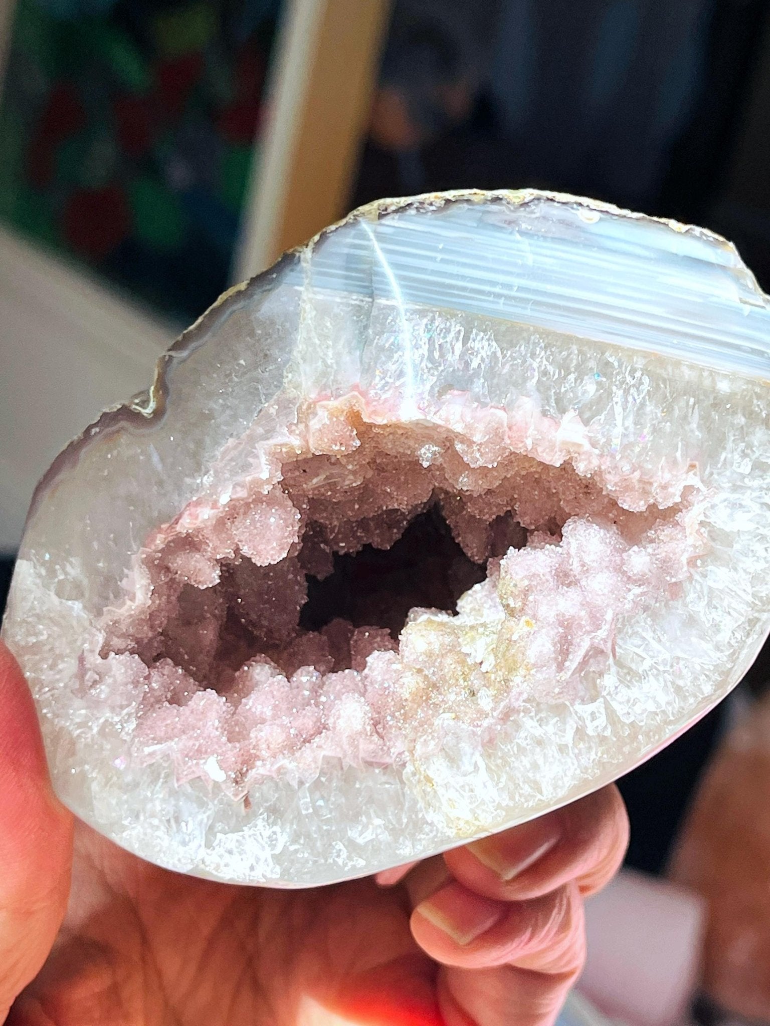 Extraordinary Rainbow Sugar Druzy Amethyst Geode Crystal, Amethyst formation, Amethyst Display, Amethyst Specimen Crystal Gift, Unique Gift - Million Years Crystal