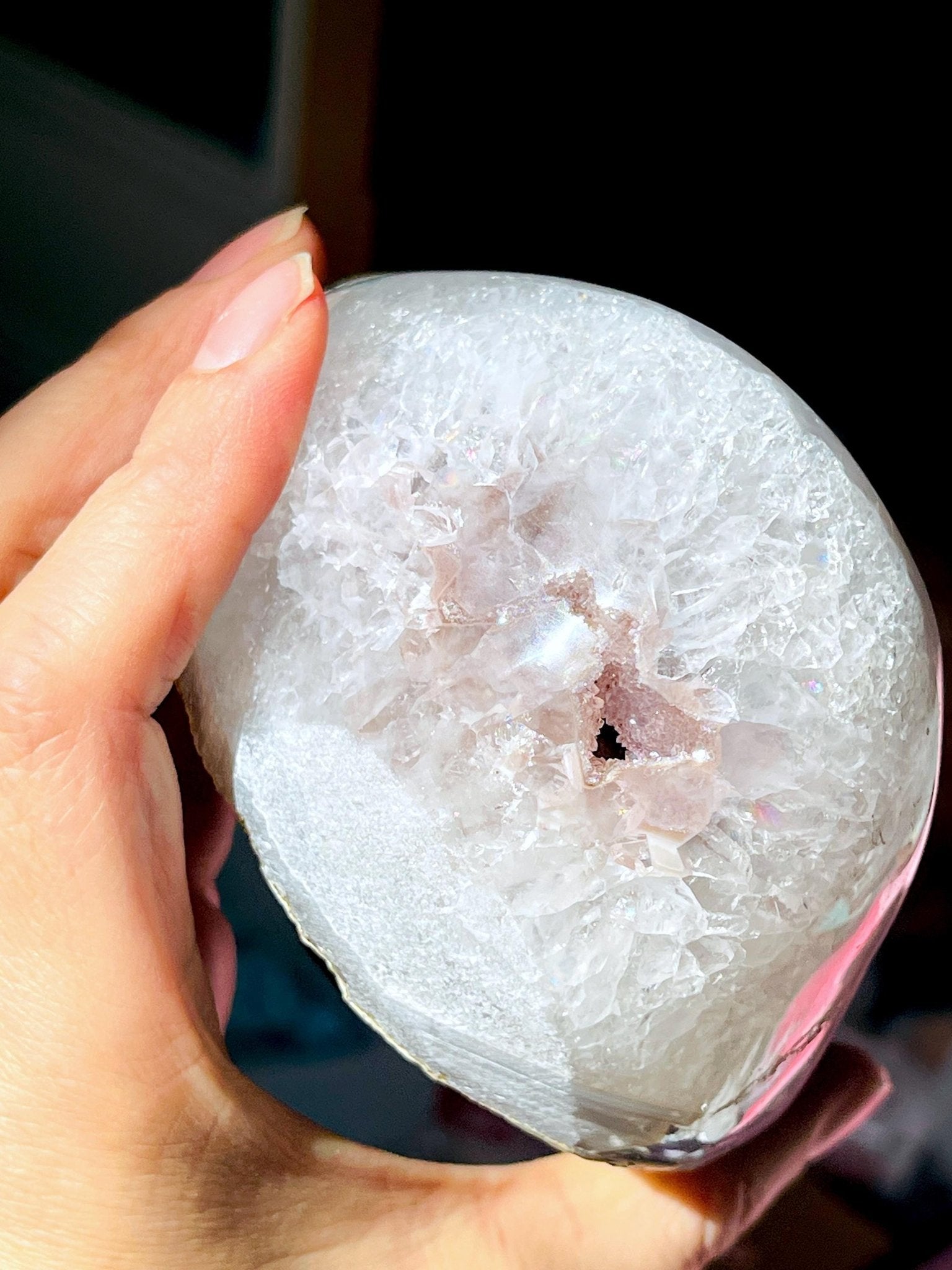 Extraordinary Rainbow Sugar Druzy Amethyst Geode Crystal, Amethyst formation, Amethyst Display, Amethyst Specimen Crystal Gift, Unique Gift - Million Years Crystal