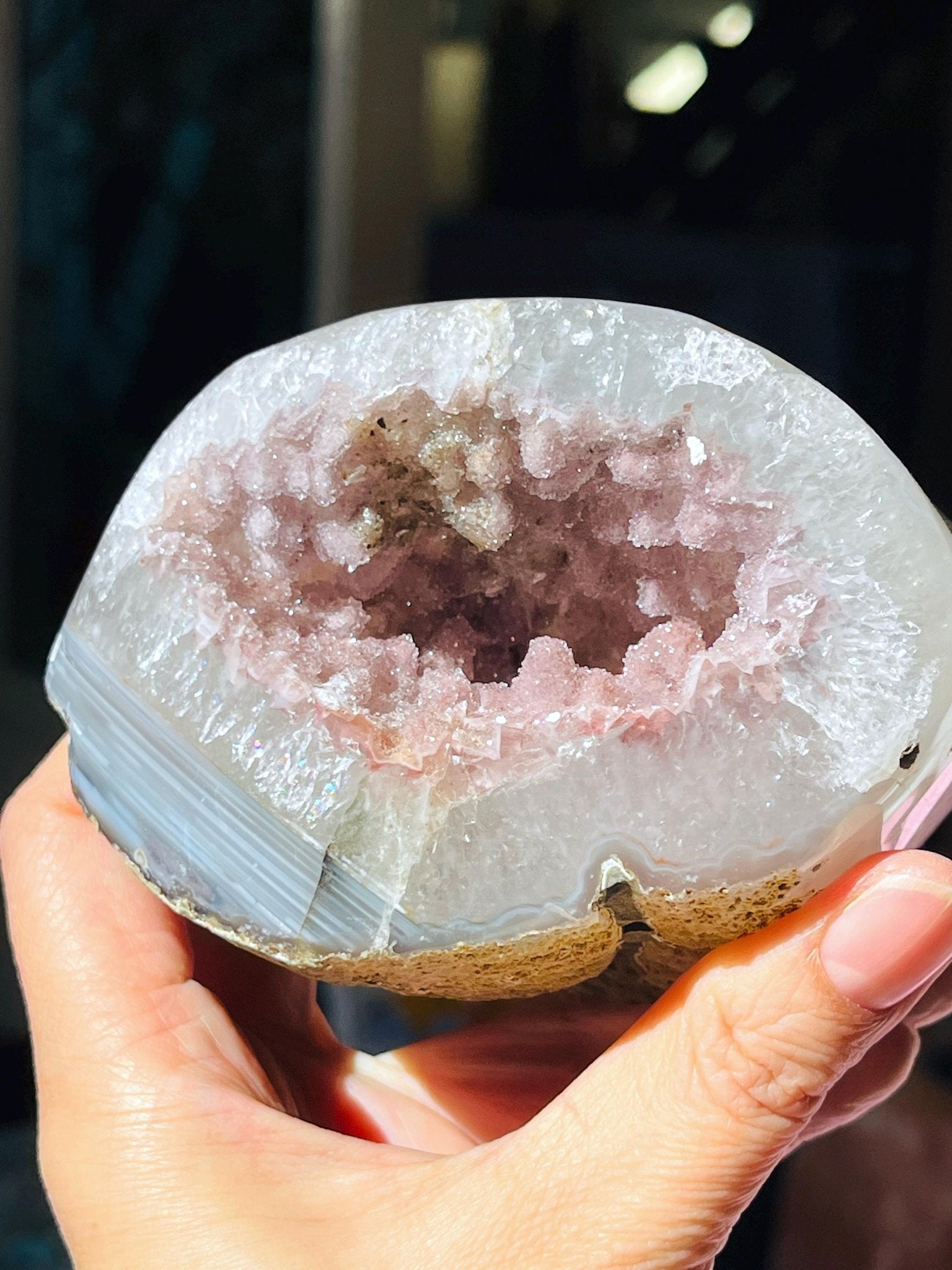 Extraordinary Rainbow Sugar Druzy Amethyst Geode Crystal, Amethyst formation, Amethyst Display, Amethyst Specimen Crystal Gift, Unique Gift - Million Years Crystal