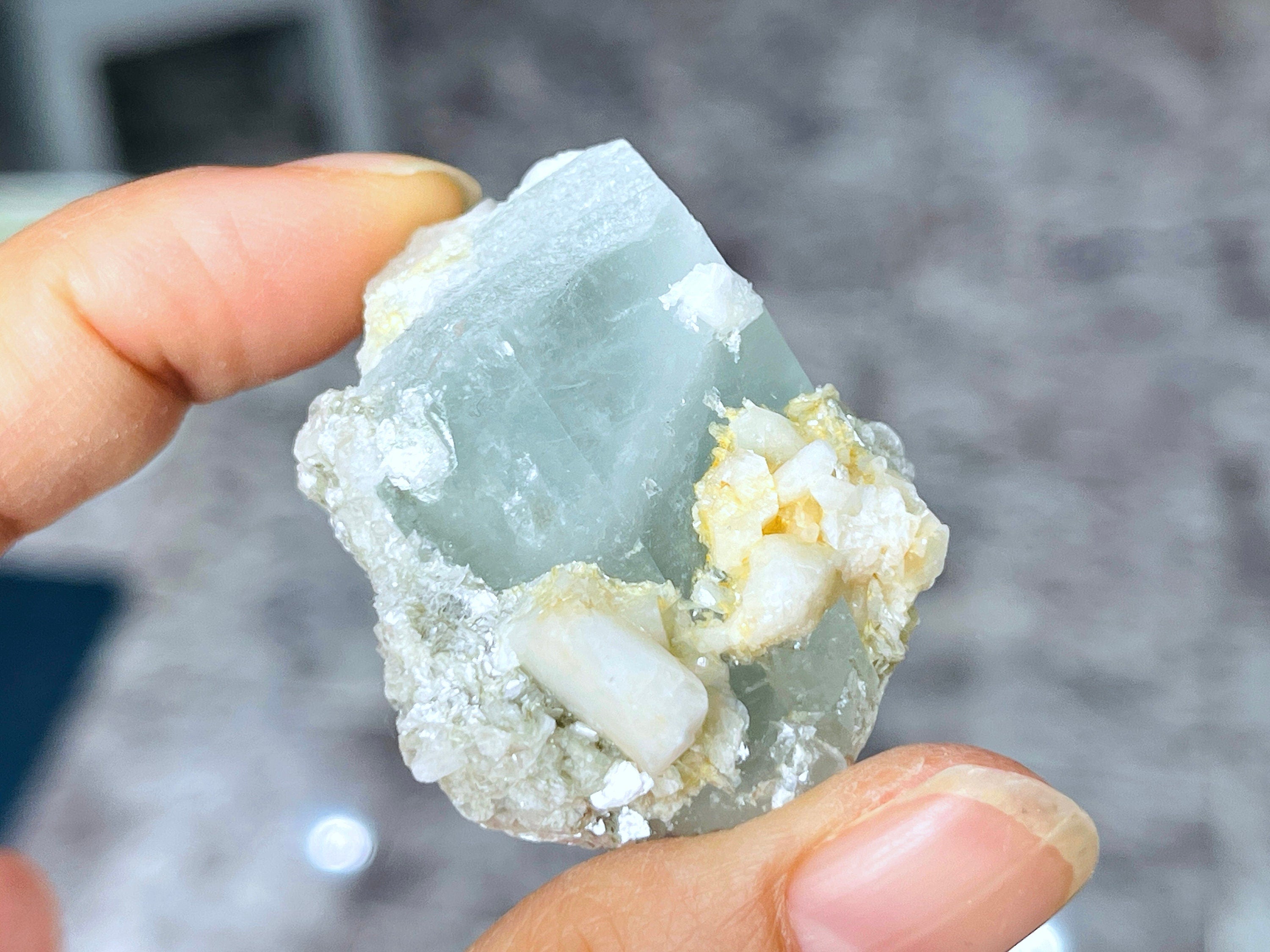 40g Aquamarine Beryl, Blue Aquamarine Specimen, Natural Aquamarine, Fossil and Rocks, Aquamarine Crystal, Crystal Gift