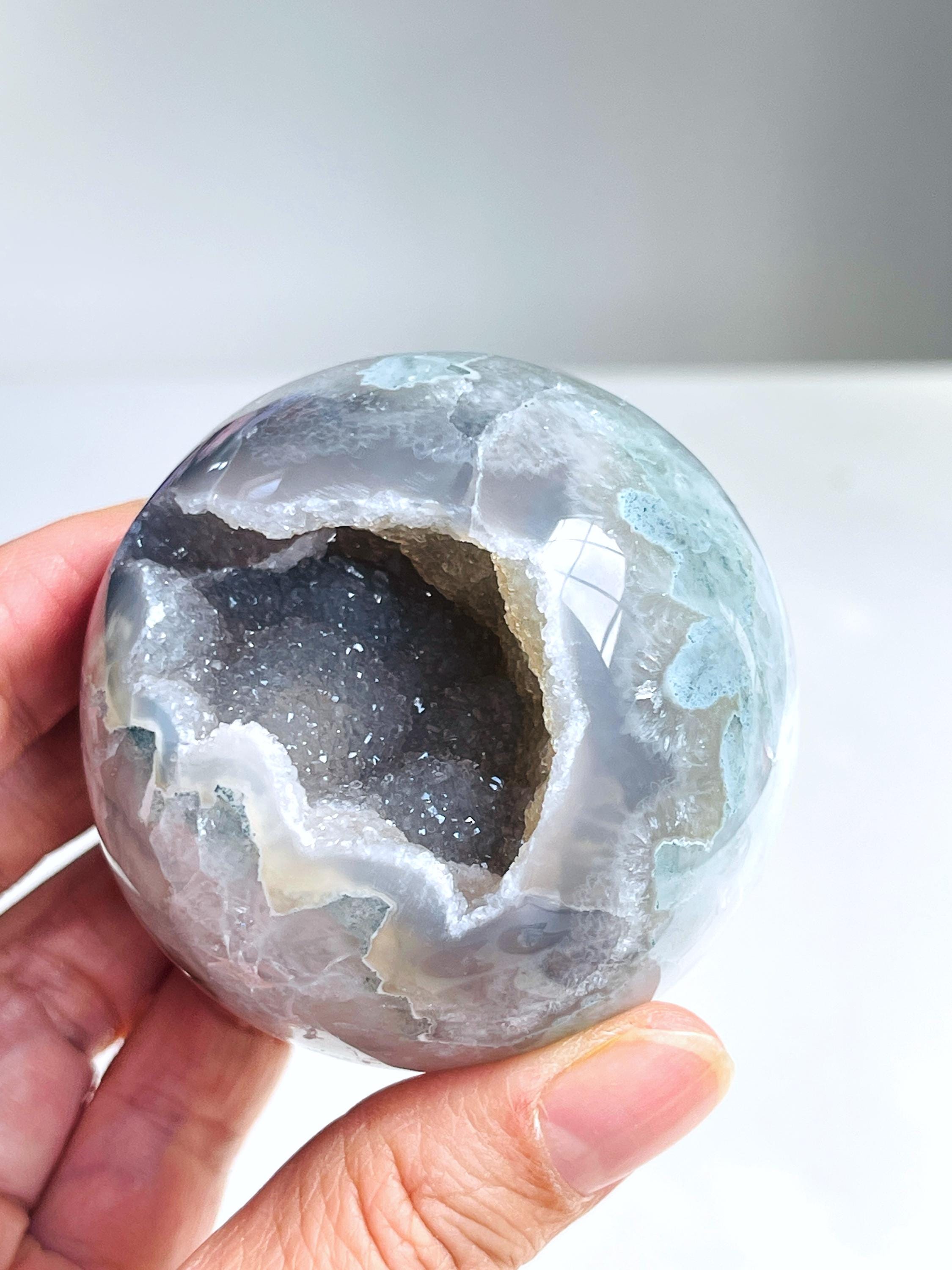 Gorgeous Rainbow Druzy Agate Sphere, Druzy Agate Sphere, unique gift, Crystal gift, Home Decor