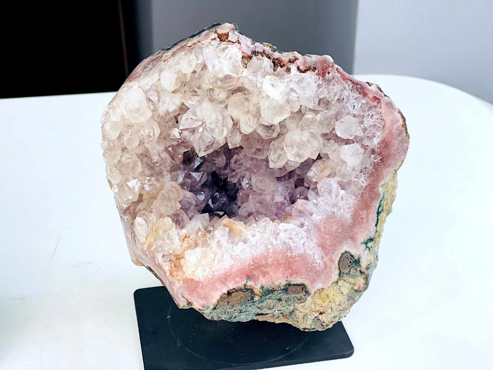 Pink Amethyst Freeform, Super Extra Quality Druzy Pink Amethyst crystal freefrom  , amazing Pink Amethyst Freeform, crystal gift
