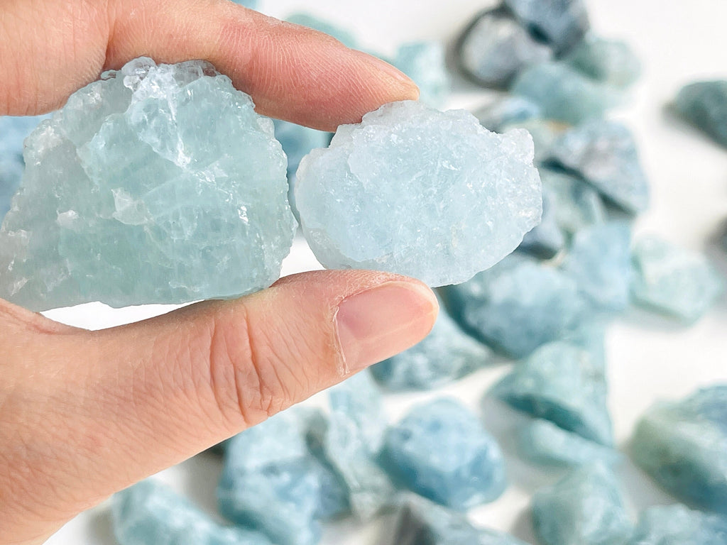 Natural Aquamarine, High Grade Aquamarine Rough Stone, Aquamarine Tumble,  Small Raw Aquamarine Stone, Untreated Aquamarine Stone
