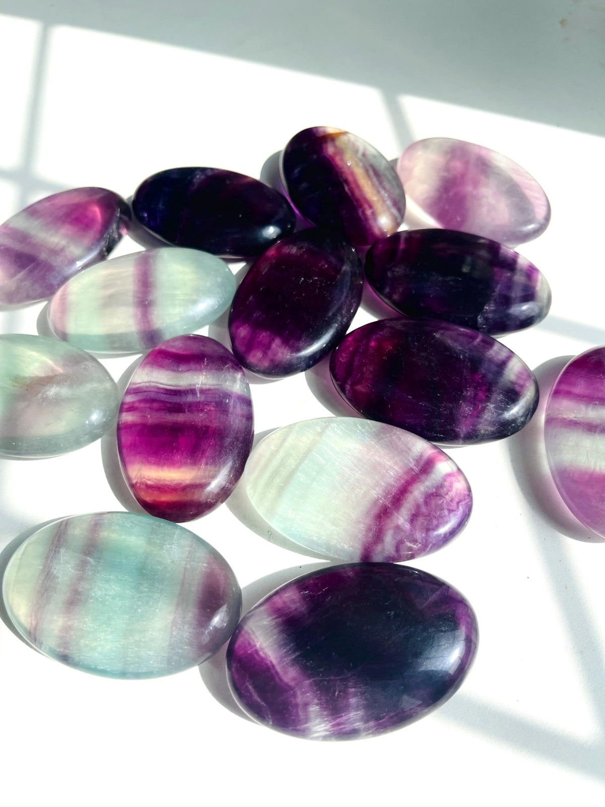 Fluorite Palmstone - Million Years Crystal