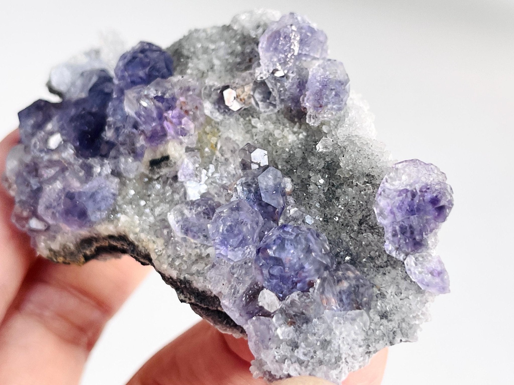 Fluorite with Quartz Specimen, Gorgeous Fujian Fluorite with Quartz - Million Years Crystal
