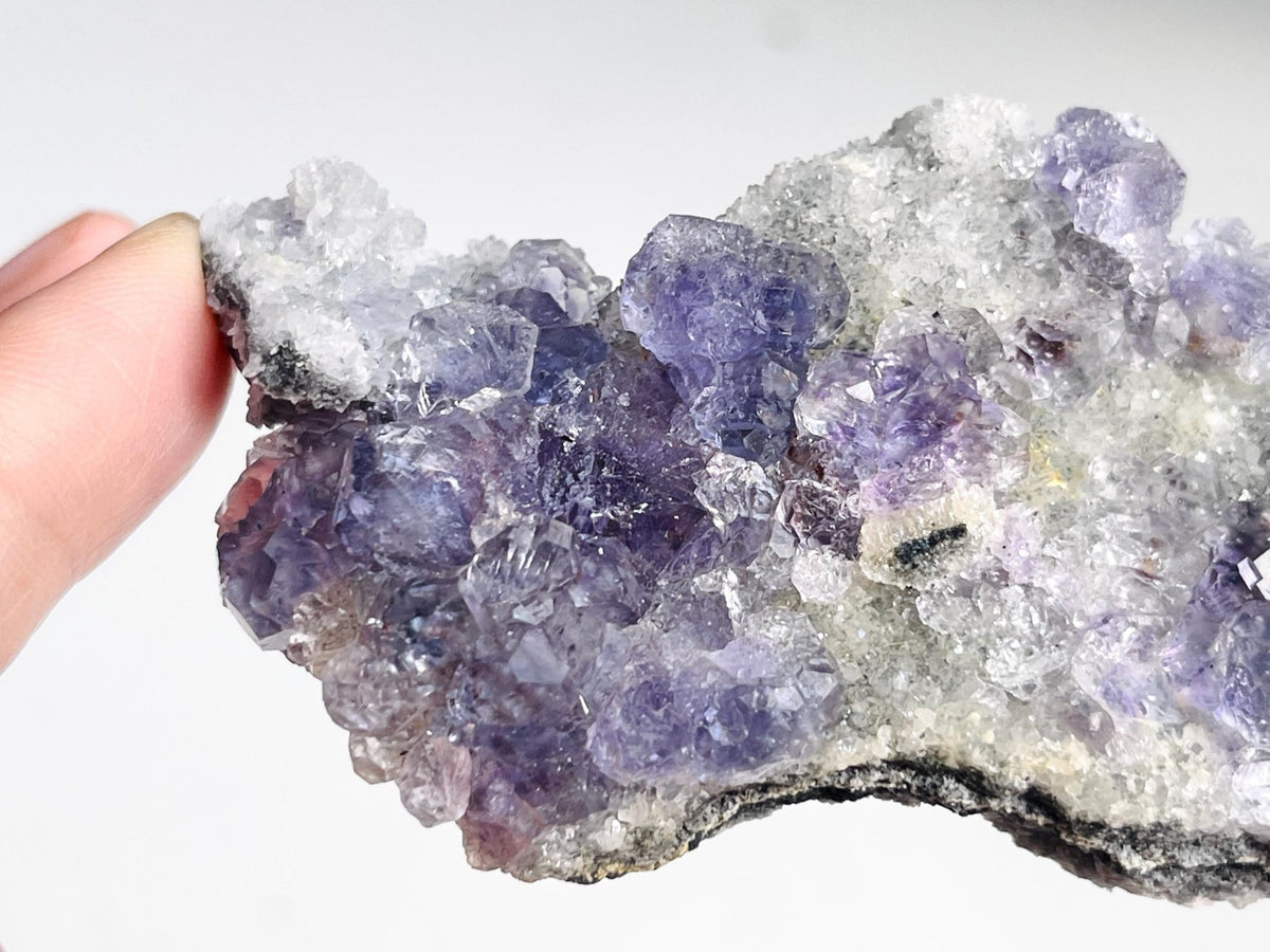 Fluorite with Quartz Specimen, Gorgeous Fujian Fluorite with Quartz - Million Years Crystal