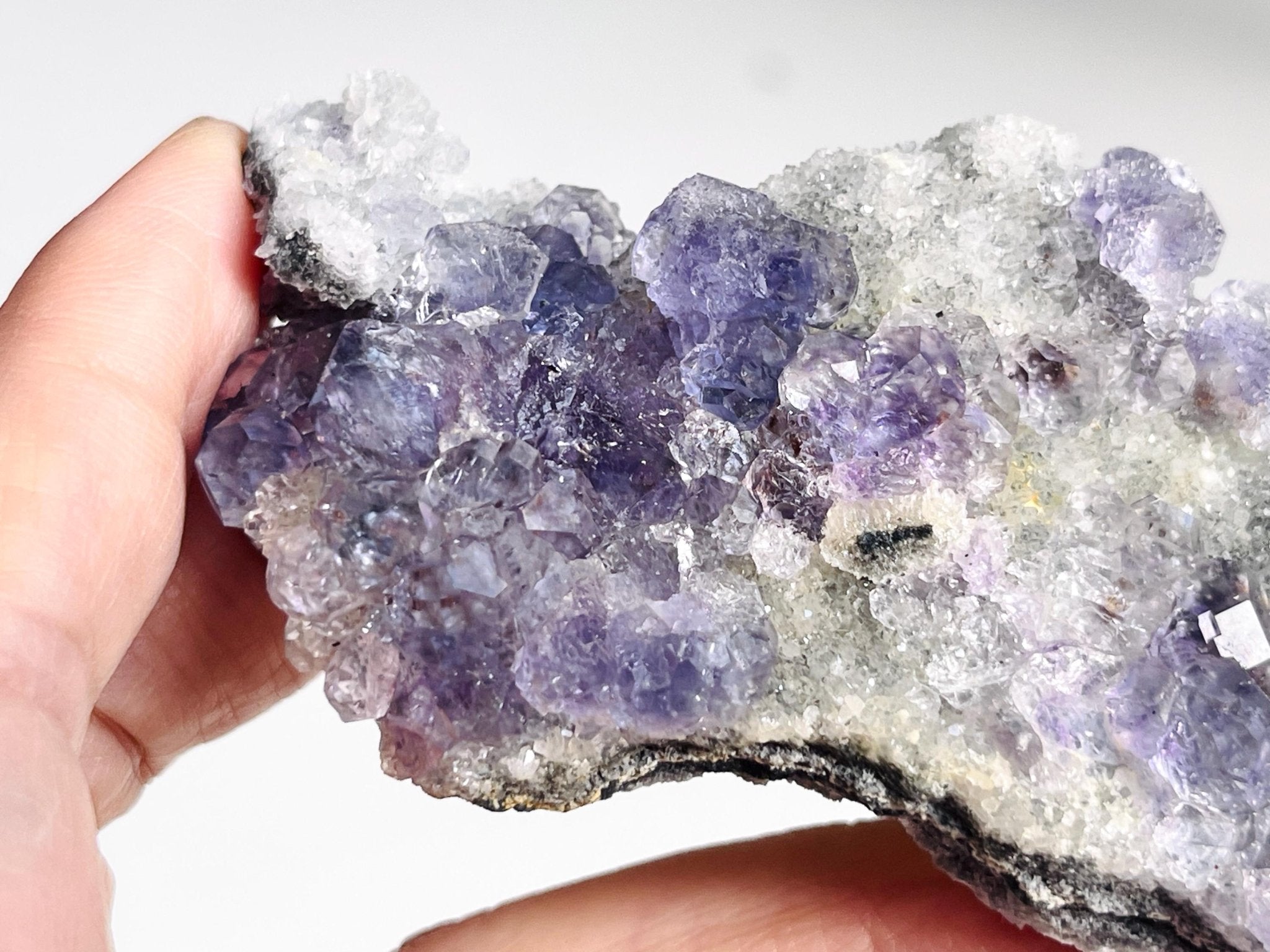 Fluorite with Quartz Specimen, Gorgeous Fujian Fluorite with Quartz - Million Years Crystal