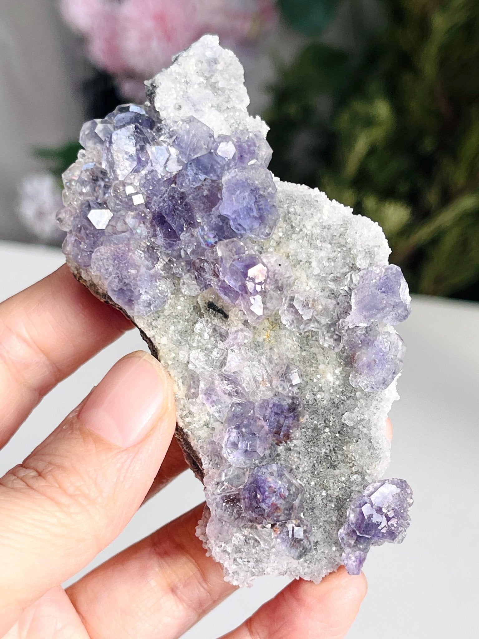 Fluorite with Quartz Specimen, Gorgeous Fujian Fluorite with Quartz - Million Years Crystal