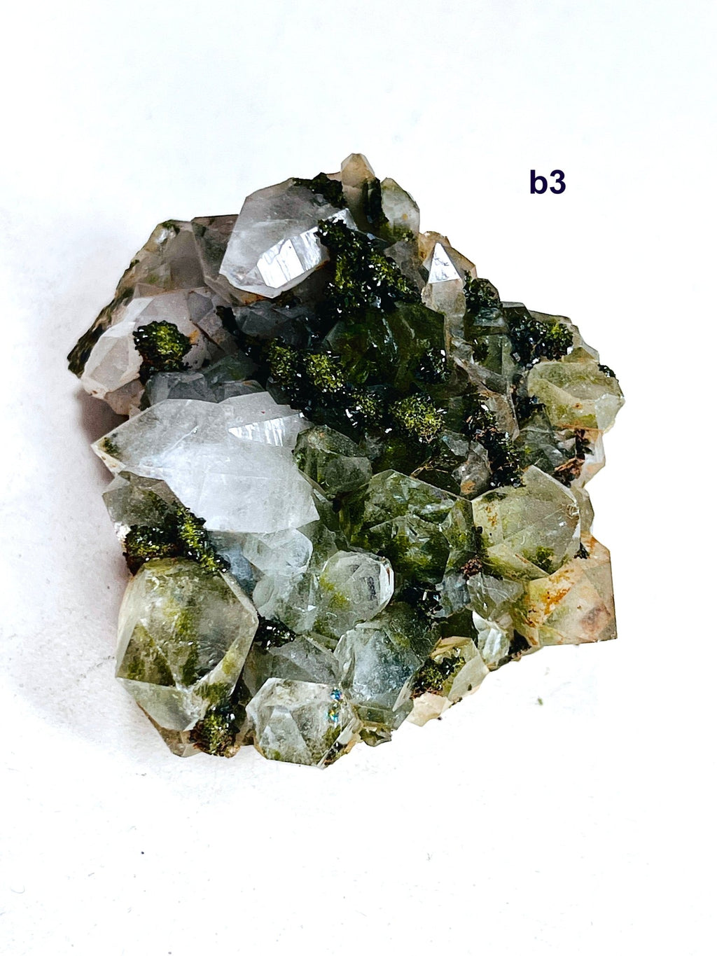 Forest Epidote with Quartz Specimen – Hakkari, Turkey - Million Years Crystal