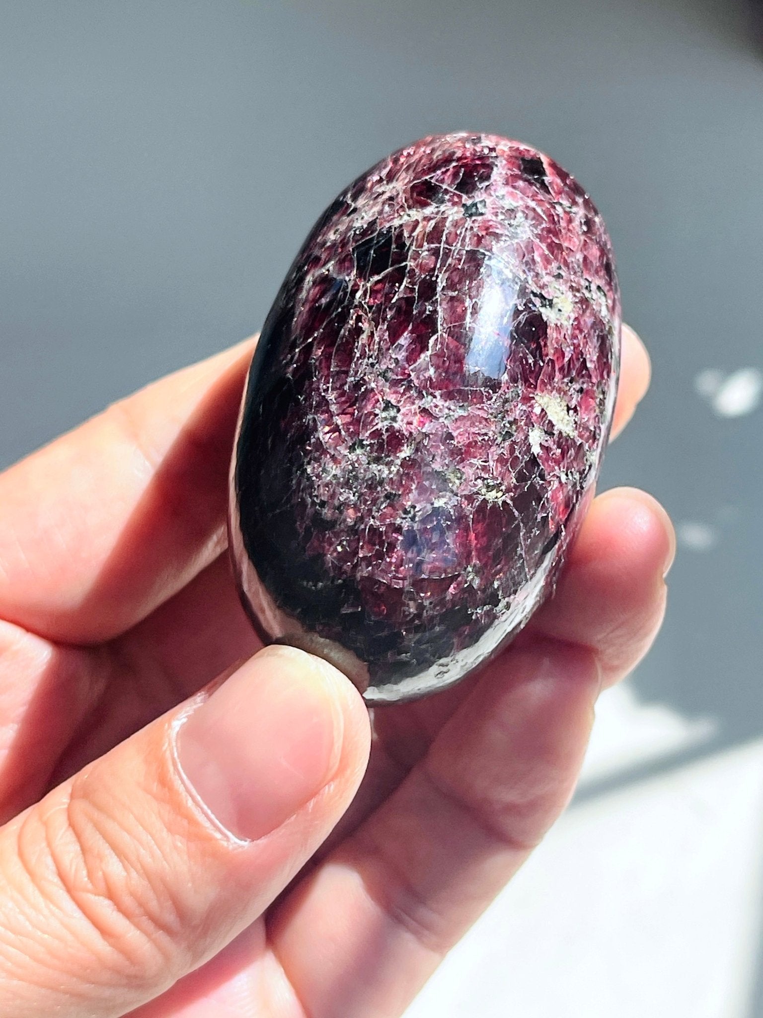 Gemy Garnet Crystal Shiva, Garnet Shiva Lingam, High Quality Garnet Crystal, Crystal Gift, Healing Crystal 11 - Million Years Crystal
