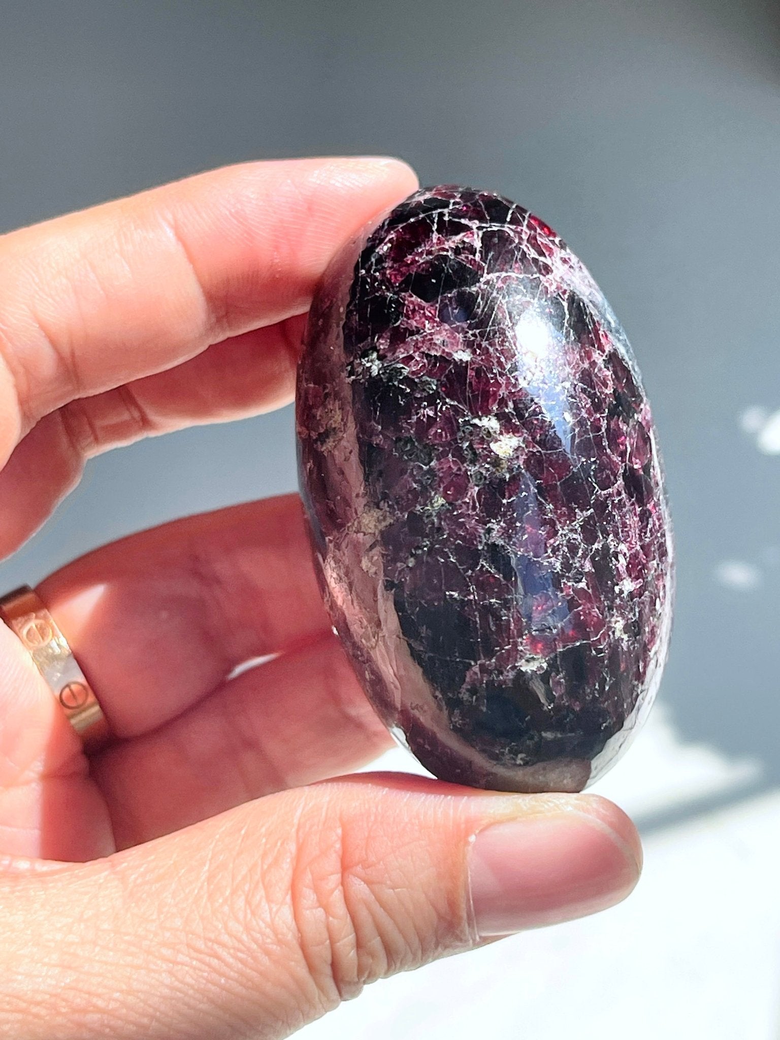 Gemy Garnet Crystal Shiva, Garnet Shiva Lingam, High Quality Garnet Crystal, Crystal Gift, Healing Crystal 11 - Million Years Crystal