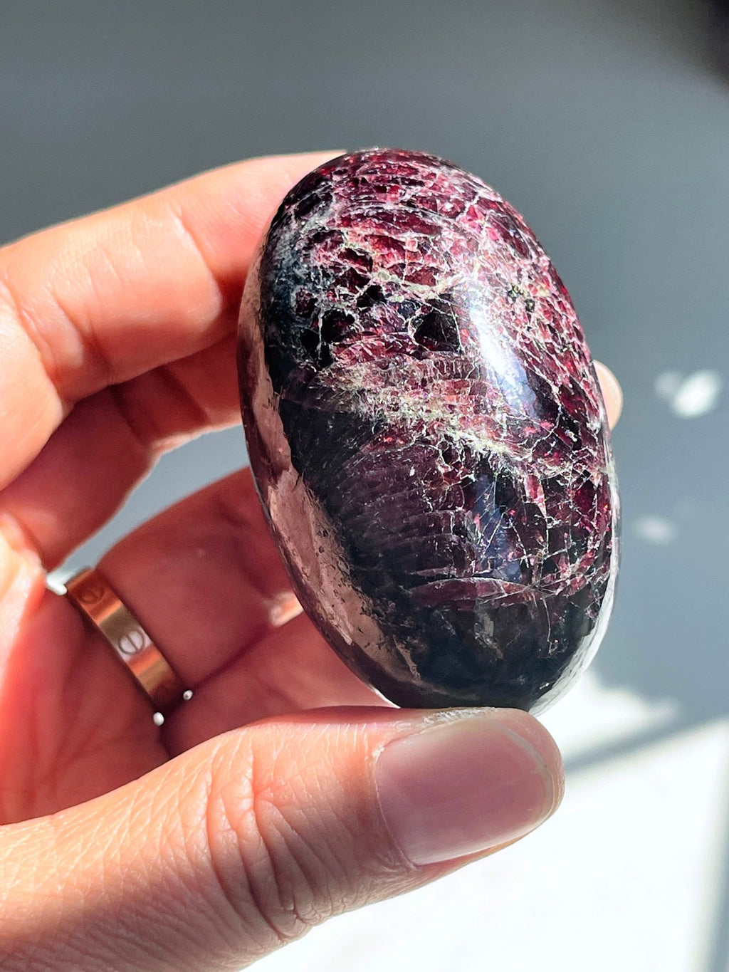 Gemy Garnet Crystal Shiva, Garnet Shiva Lingam, High Quality Garnet Crystal, Crystal Gift, Healing Crystal 11 - Million Years Crystal