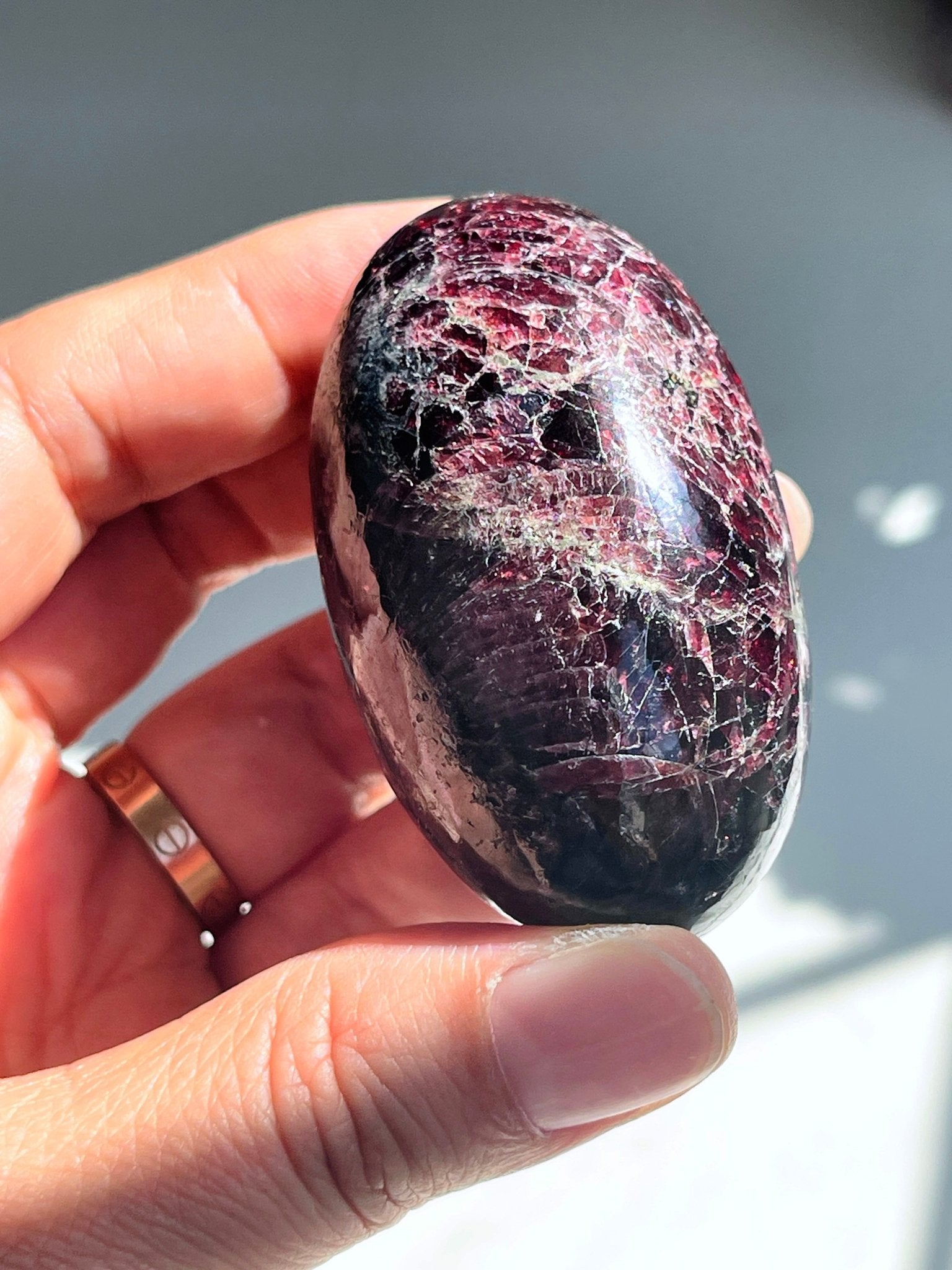 Gemy Garnet Crystal Shiva, Garnet Shiva Lingam, High Quality Garnet Crystal, Crystal Gift, Healing Crystal 11 - Million Years Crystal