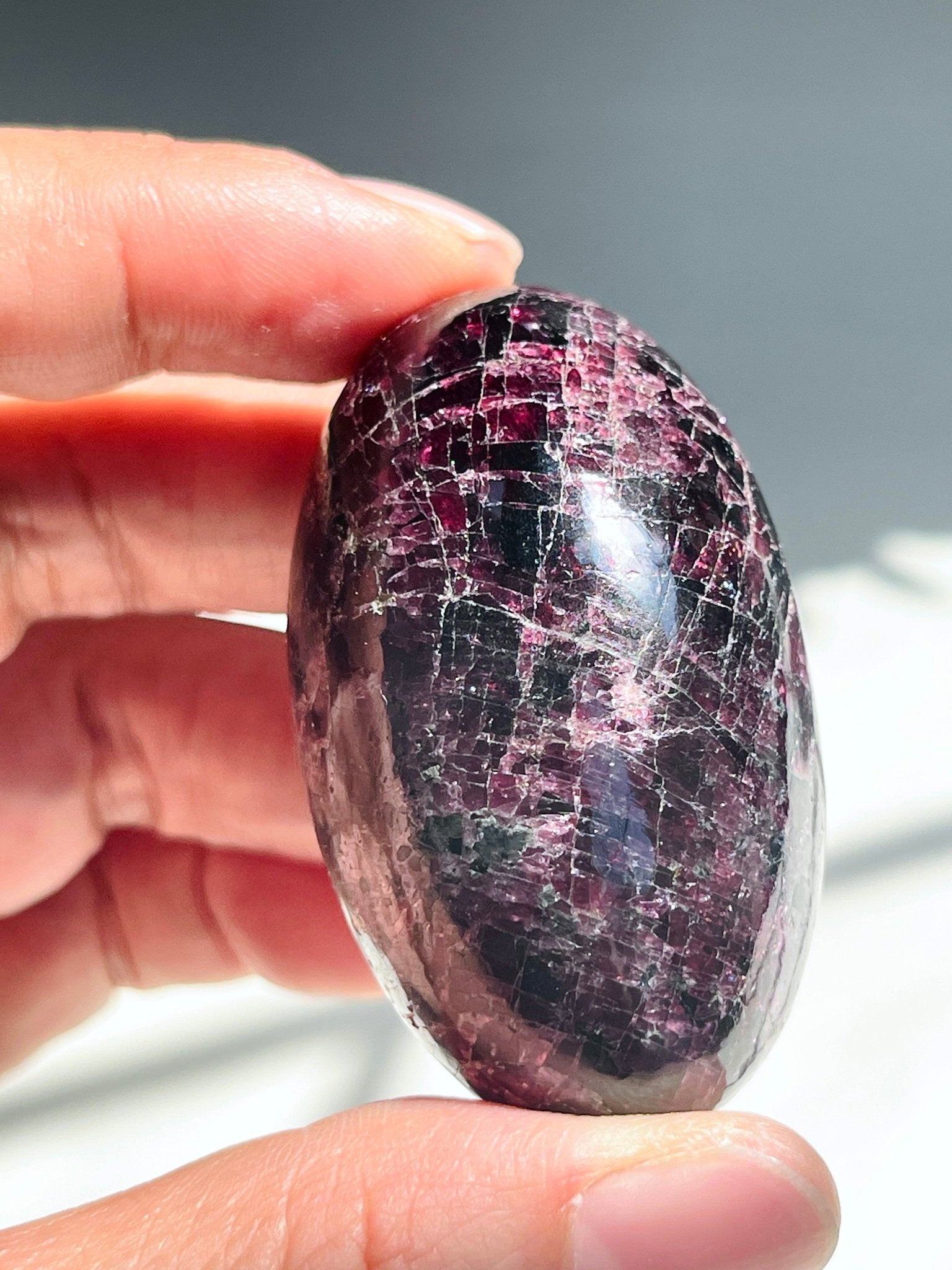 Gemy Garnet Crystal Shiva, Garnet Shiva Lingam, High Quality Garnet Crystal, Crystal Gift, Healing Crystal 9 - Million Years Crystal