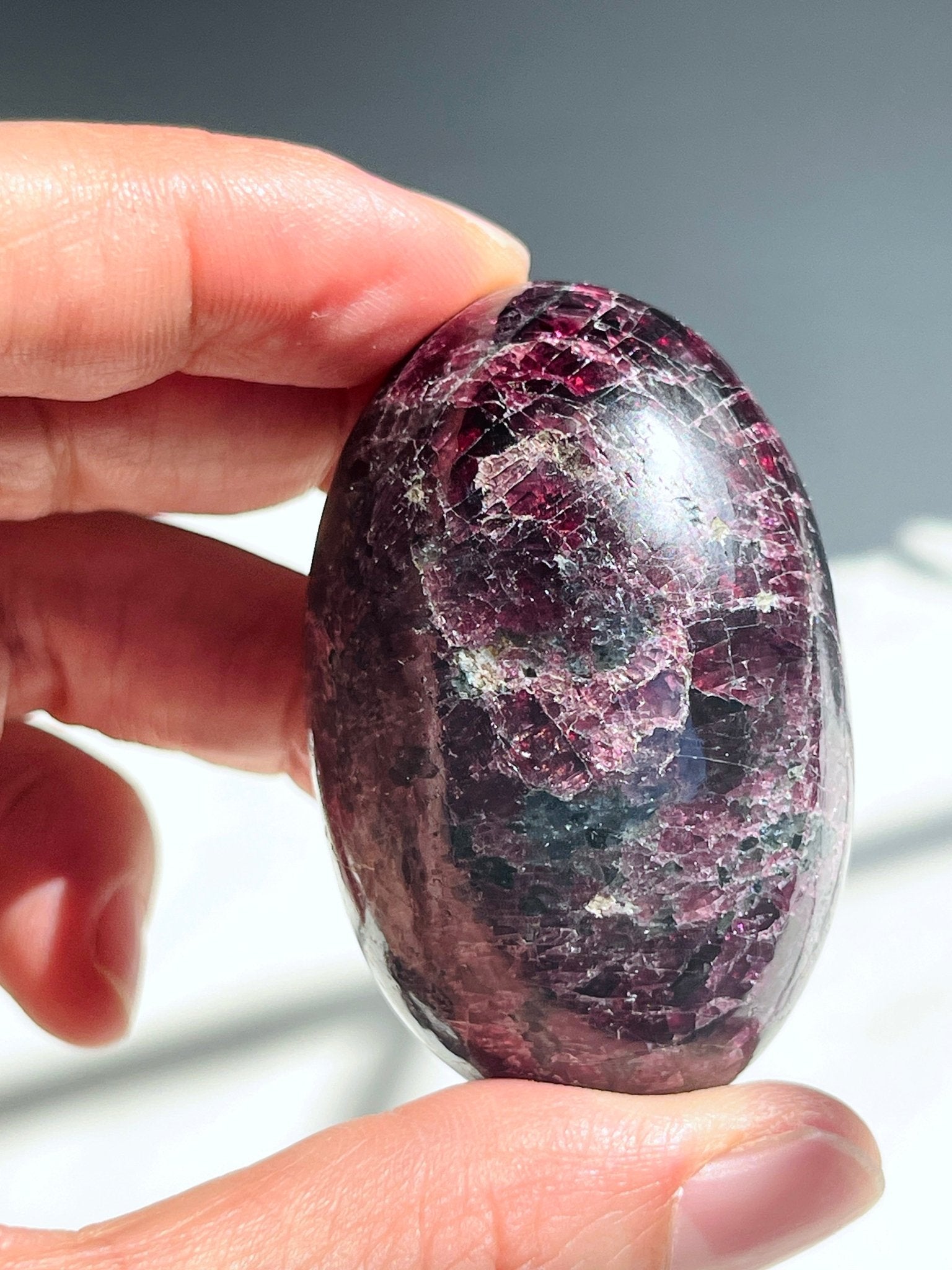 Gemy Garnet Crystal Shiva, Garnet Shiva Lingam, High Quality Garnet Crystal, Crystal Gift, Healing Crystal 9 - Million Years Crystal