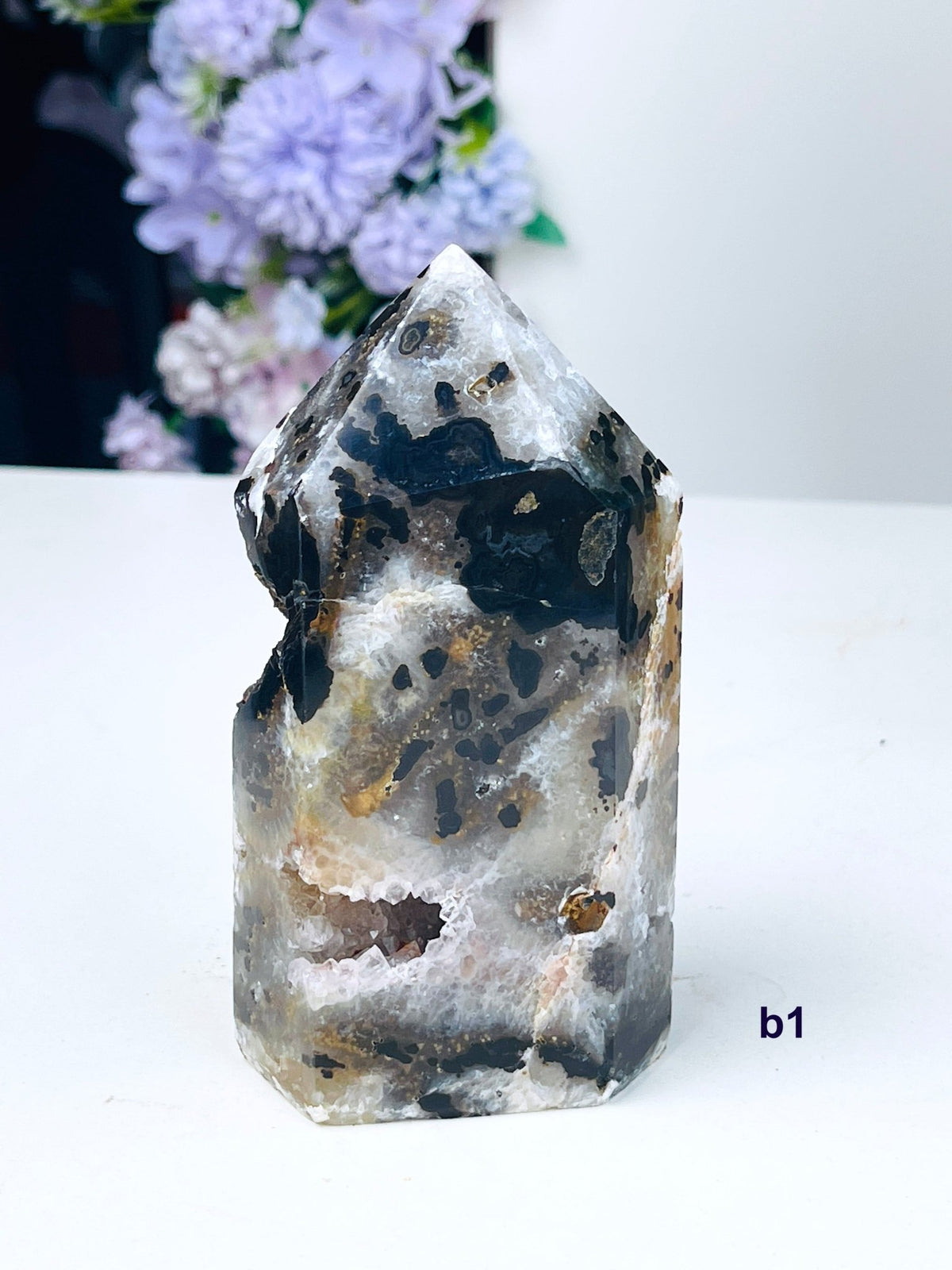 Gothic Jasper Tower | Chunky Crystal Point | Dark Witchy Aesthetic - Million Years Crystal