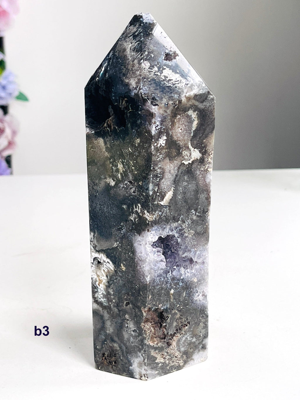 Gothic Jasper Tower | Chunky Crystal Point | Dark Witchy Aesthetic - Million Years Crystal