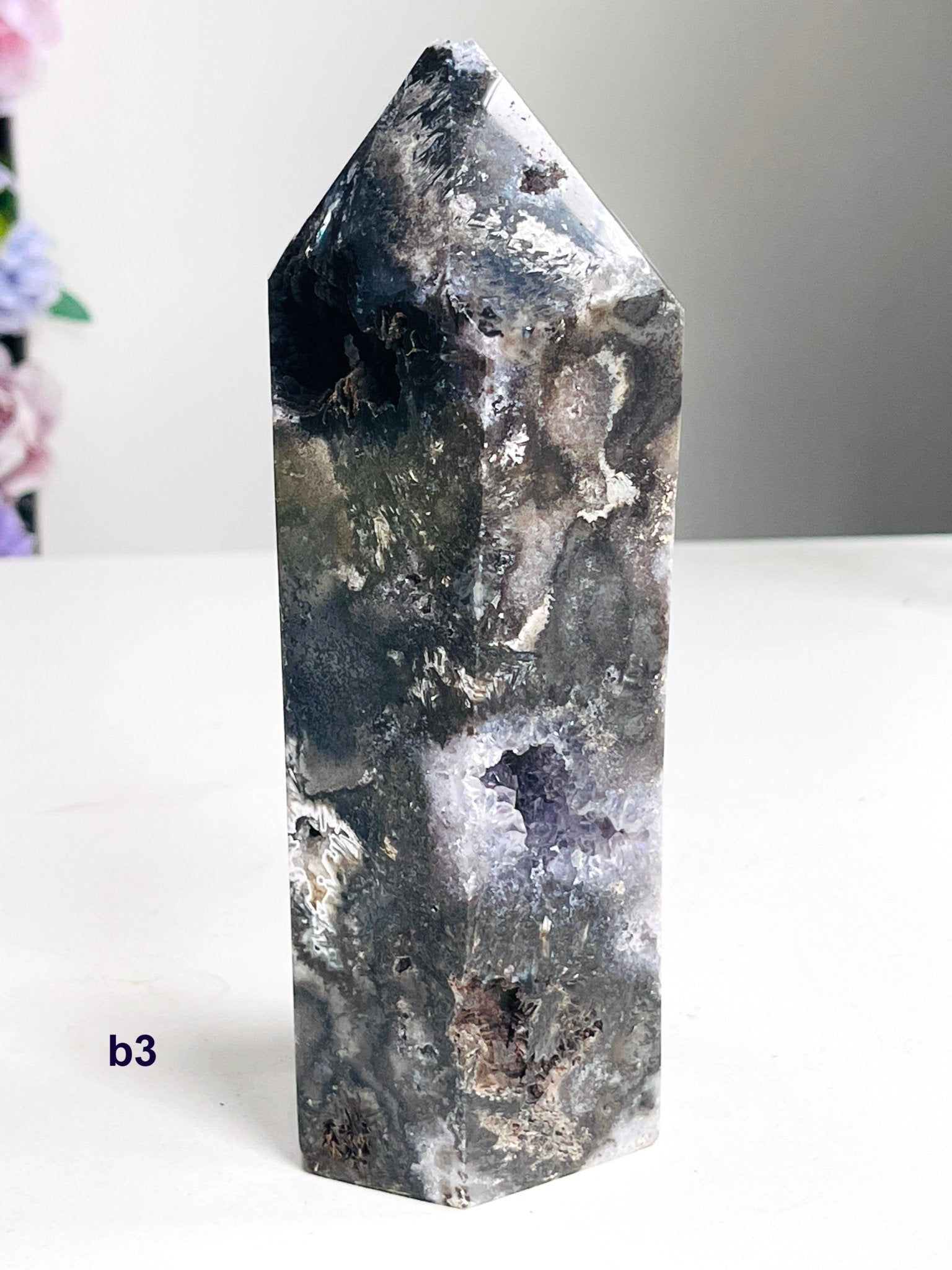 Gothic Jasper Tower | Chunky Crystal Point | Dark Witchy Aesthetic - Million Years Crystal