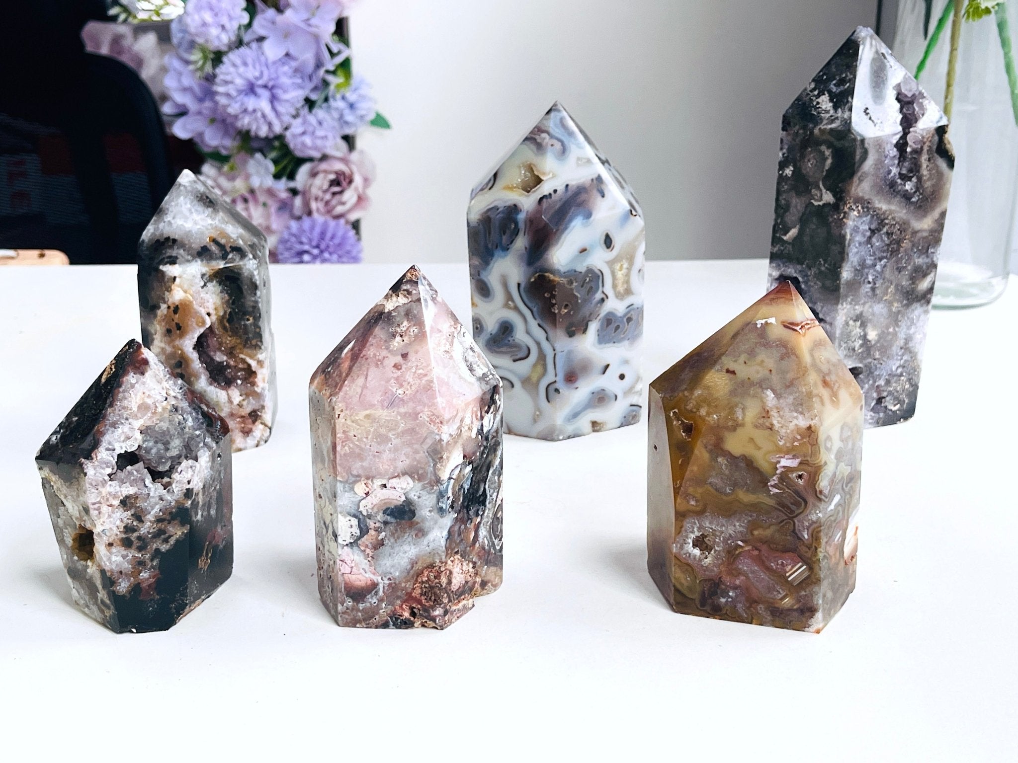 Gothic Jasper Tower | Chunky Crystal Point | Dark Witchy Aesthetic - Million Years Crystal