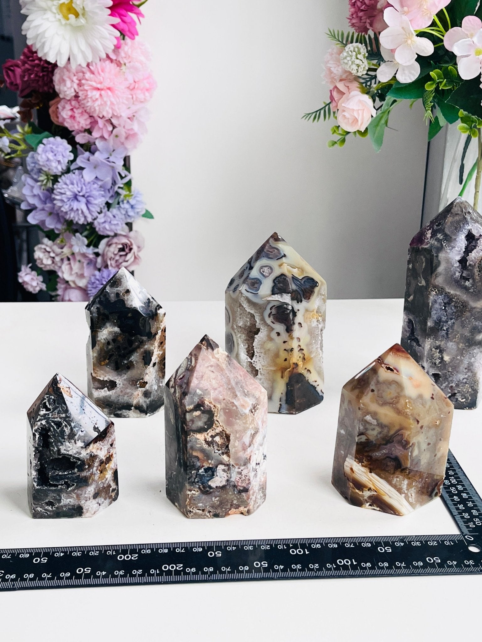 Gothic Jasper Tower | Chunky Crystal Point | Dark Witchy Aesthetic - Million Years Crystal