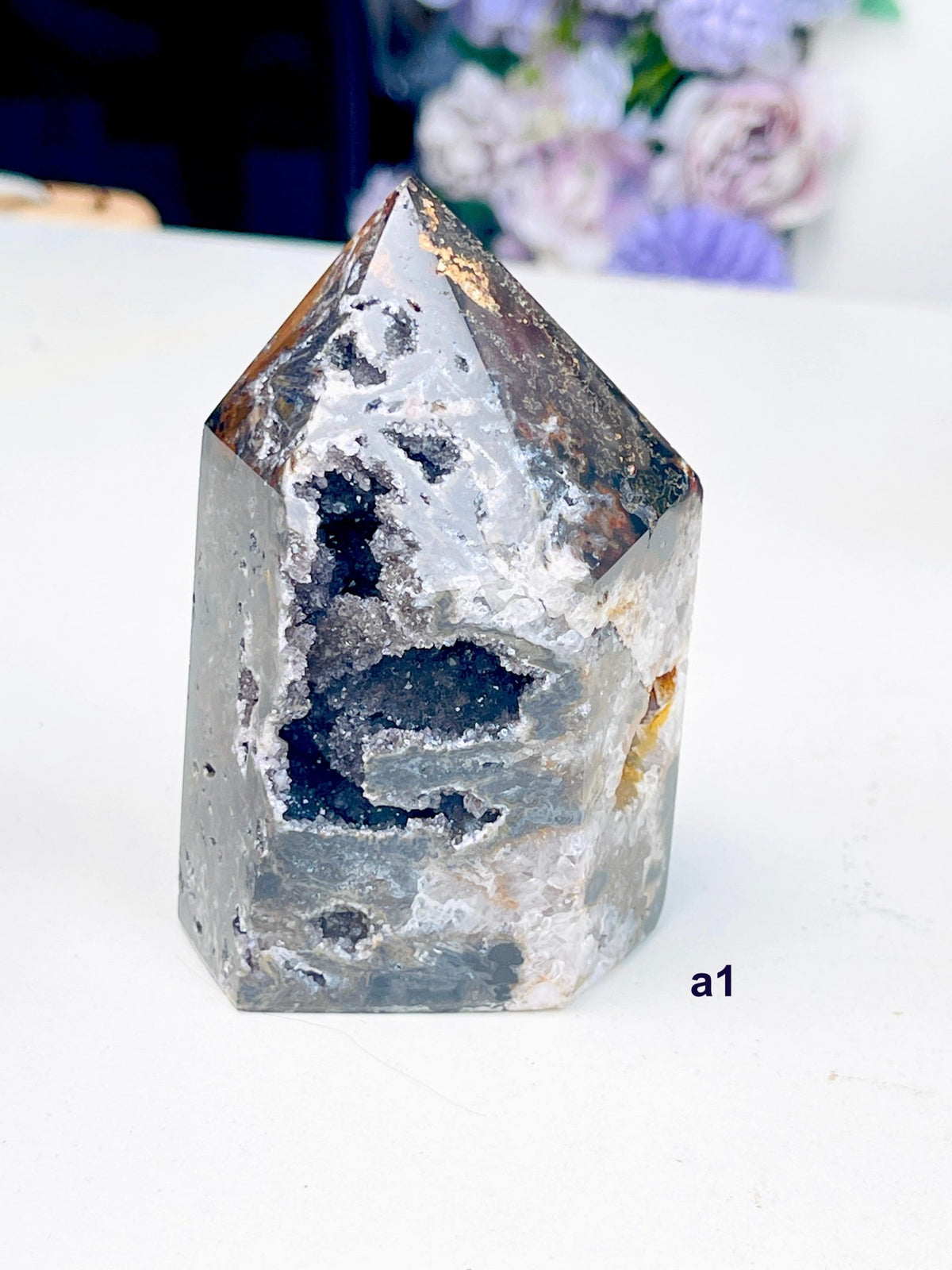 Gothic Jasper Tower | Chunky Crystal Point | Dark Witchy Aesthetic - Million Years Crystal