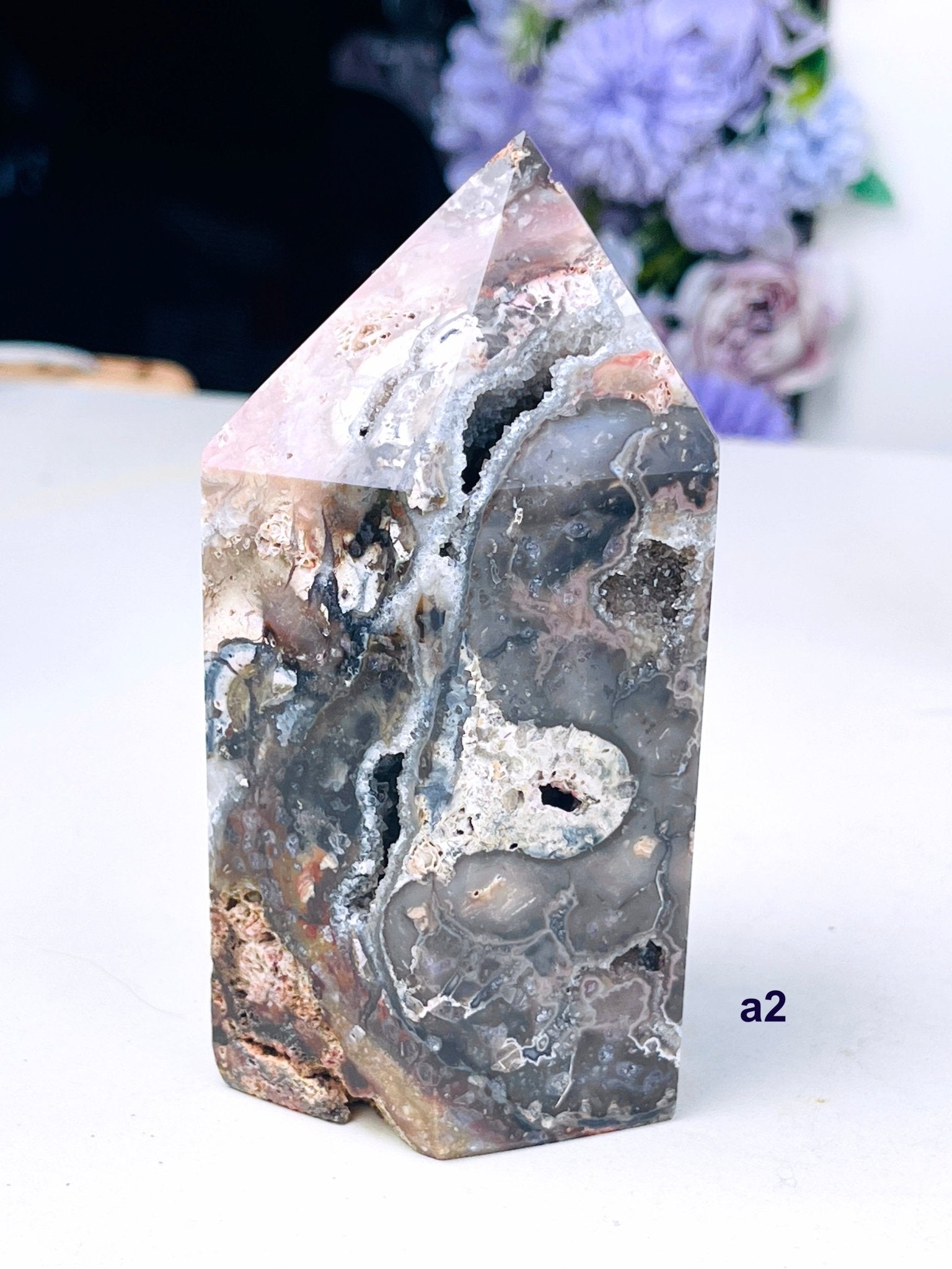Gothic Jasper Tower | Chunky Crystal Point | Dark Witchy Aesthetic - Million Years Crystal