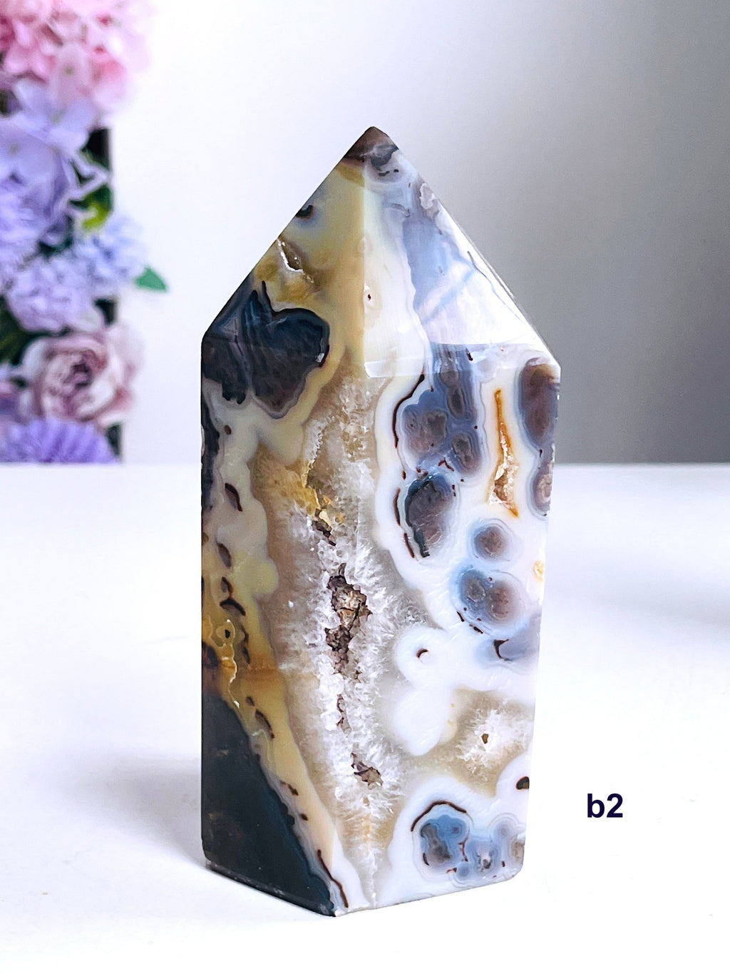 Gothic Jasper Tower | Chunky Crystal Point | Dark Witchy Aesthetic - Million Years Crystal