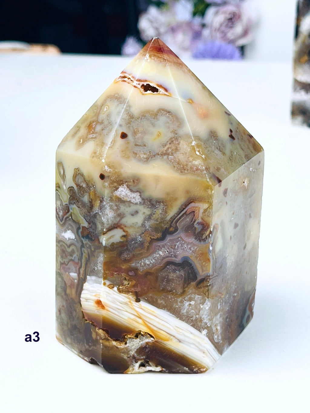 Gothic Jasper Tower | Chunky Crystal Point | Dark Witchy Aesthetic - Million Years Crystal