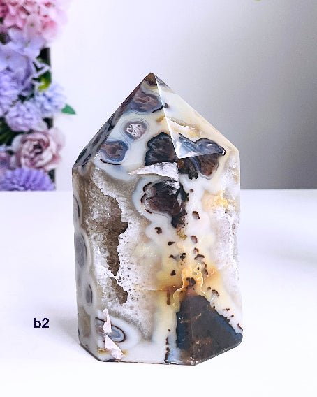 Gothic Jasper Tower | Chunky Crystal Point | Dark Witchy Aesthetic - Million Years Crystal