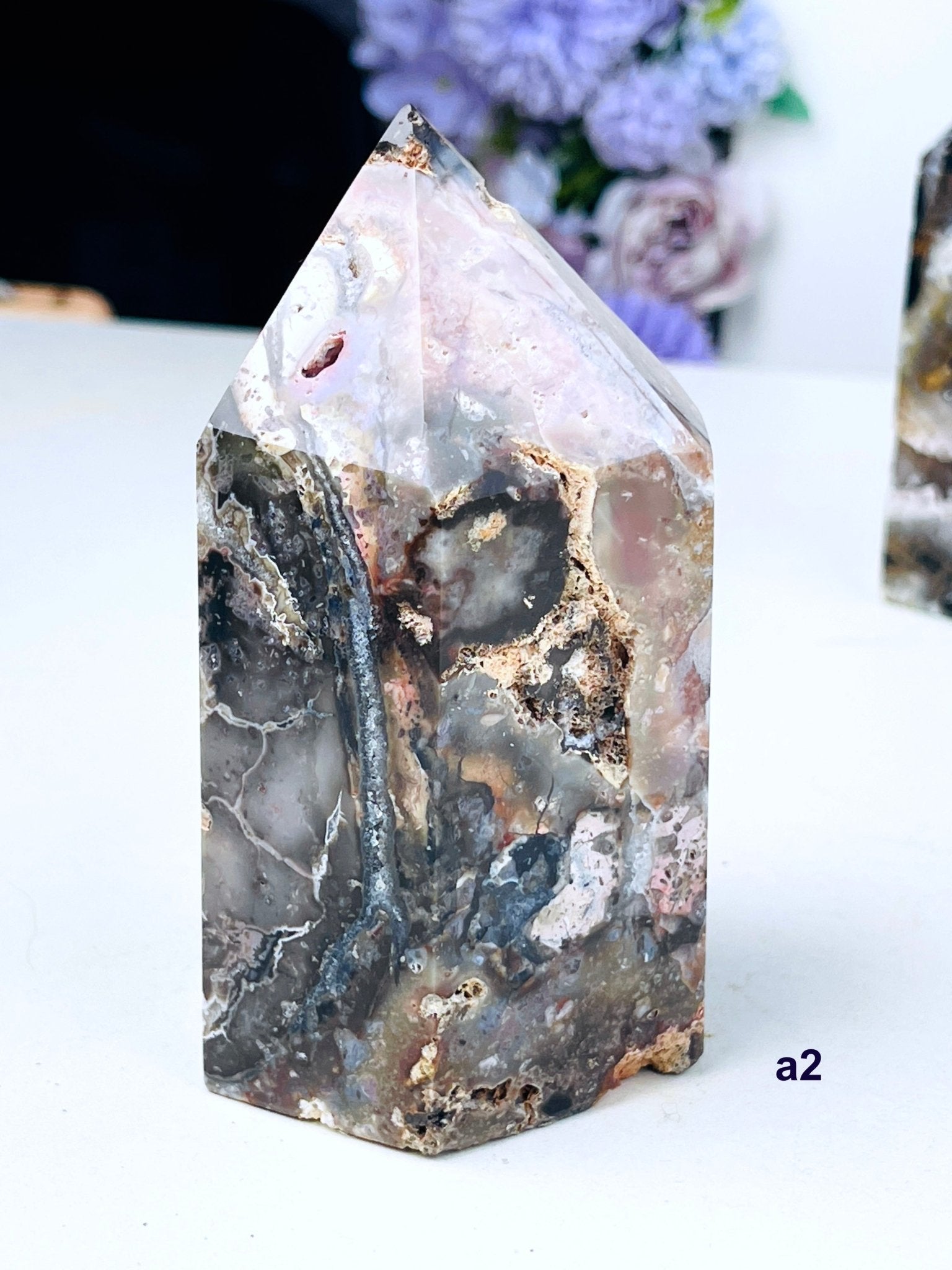 Gothic Jasper Tower | Chunky Crystal Point | Dark Witchy Aesthetic - Million Years Crystal