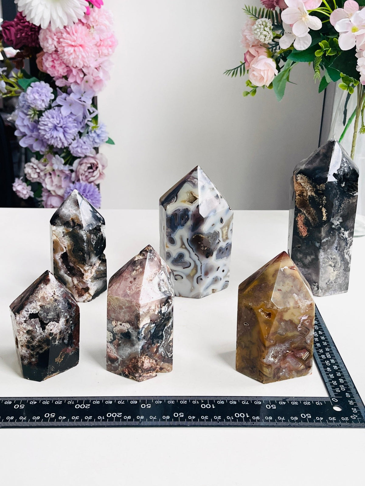Gothic Jasper Tower | Chunky Crystal Point | Dark Witchy Aesthetic - Million Years Crystal