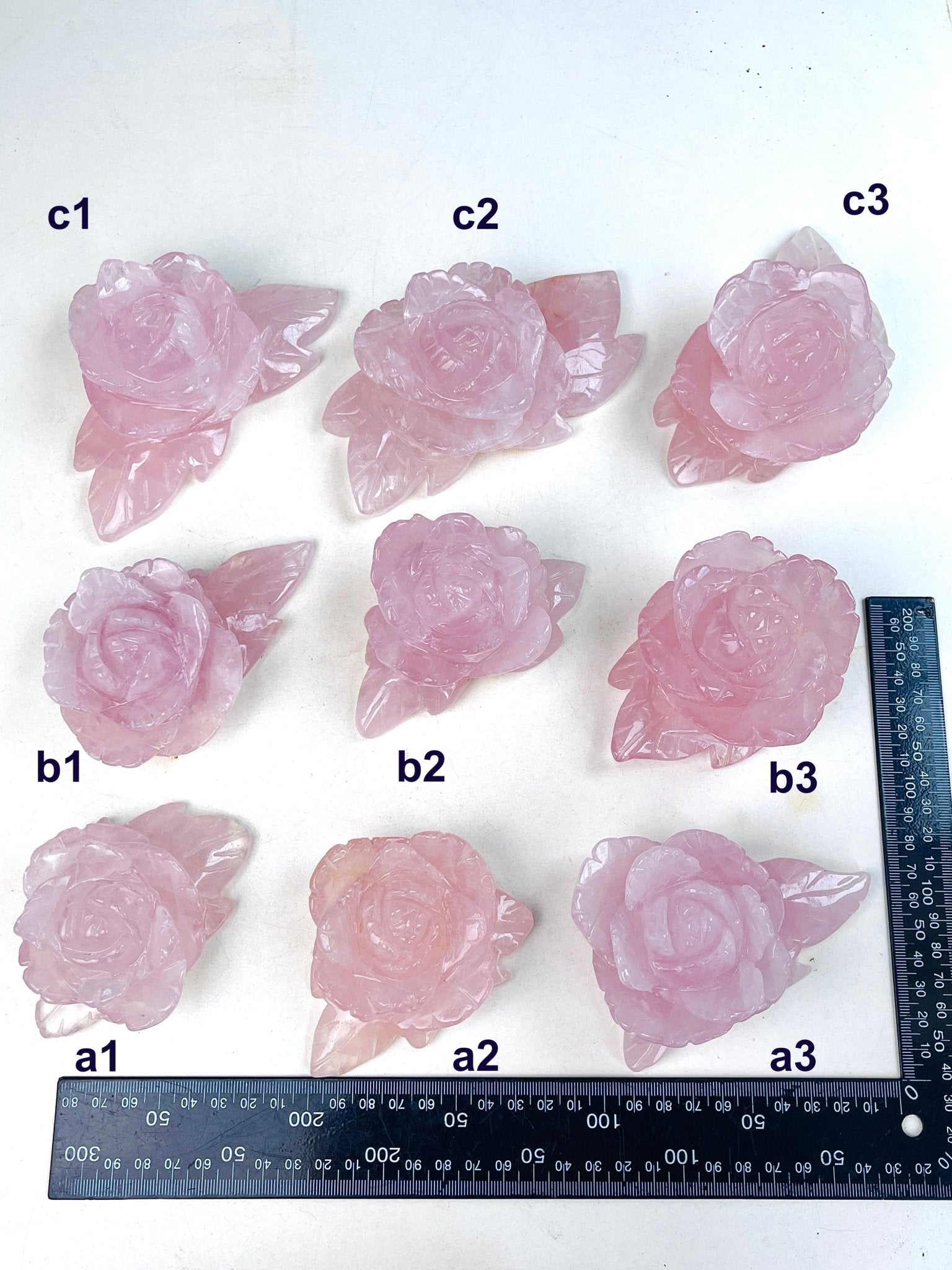 Hand-Carved Rose Quartz Crystal Flower | Heart Chakra Healing Stone | Unique Crystal Gift for Love, Harmony & Home Décor - Million Years Crystal