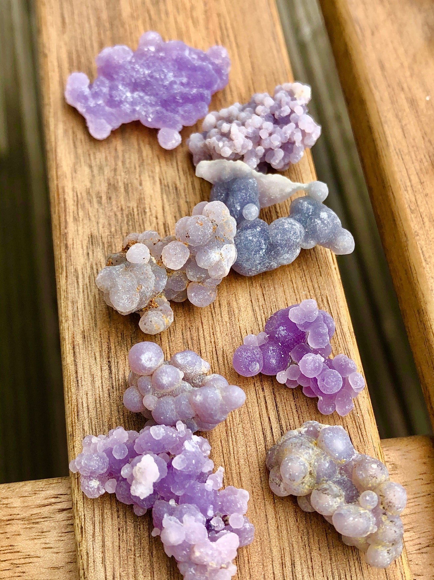 Grape Agate, Natural Free Form Grape Agate