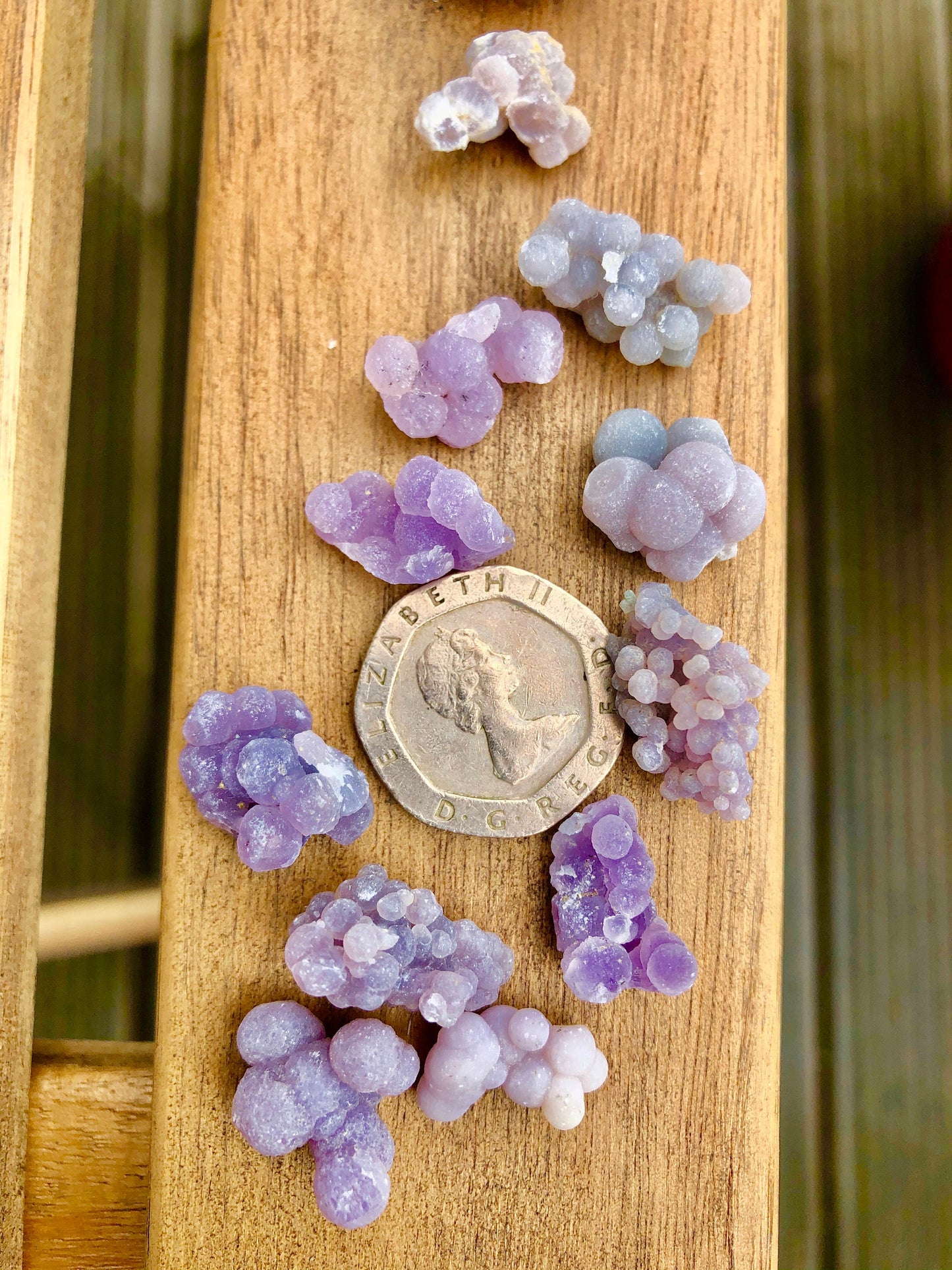 Grape Agate, Natural Free Form Grape Agate