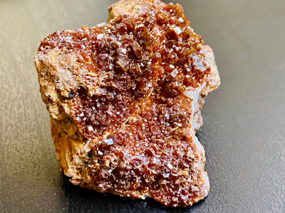 Vanadinite, Natural Red Vanadinite Crystal, Vanadinite Mineral Specimen, Vanadinite from Morocco