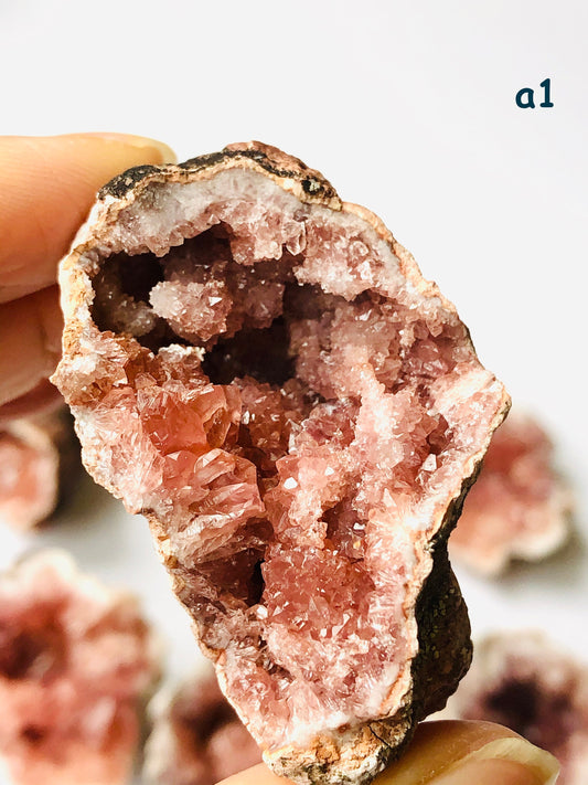 Pink Amethyst Geode Crystal, AAA Grade Pink Amethyst Geode from Argentina, Pink Amethyst Rough Geode, One Piece B4-1 Home Decor