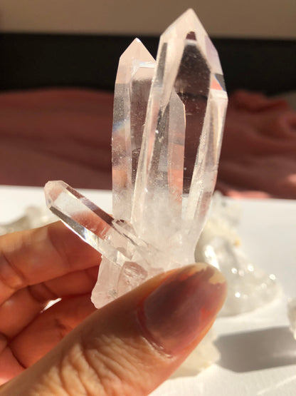 Clear Quartz Crystals Cluster