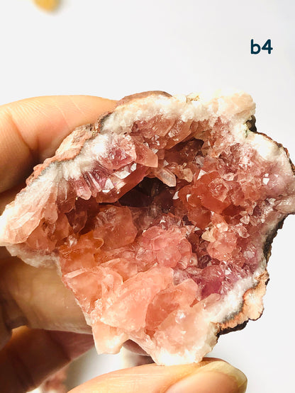 Pink Amethyst Geode Crystal, AAA Grade Pink Amethyst Geode from Argentina, Pink Amethyst Rough Geode, One Piece B4-1 Home Decor