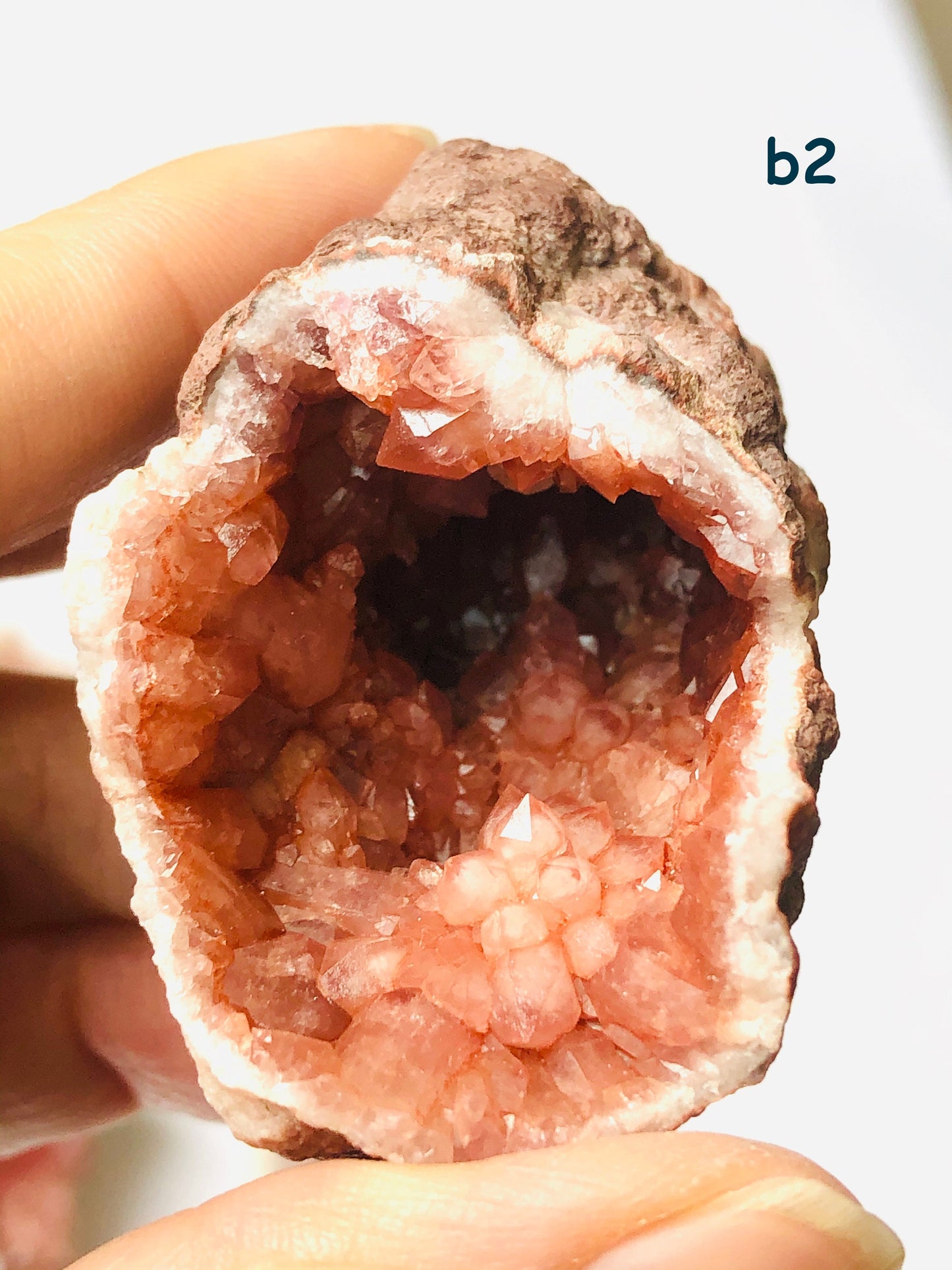 Pink Amethyst Geode Crystal, AAA Grade Pink Amethyst Geode from Argentina, Pink Amethyst Rough Geode, One Piece B4-1 Home Decor