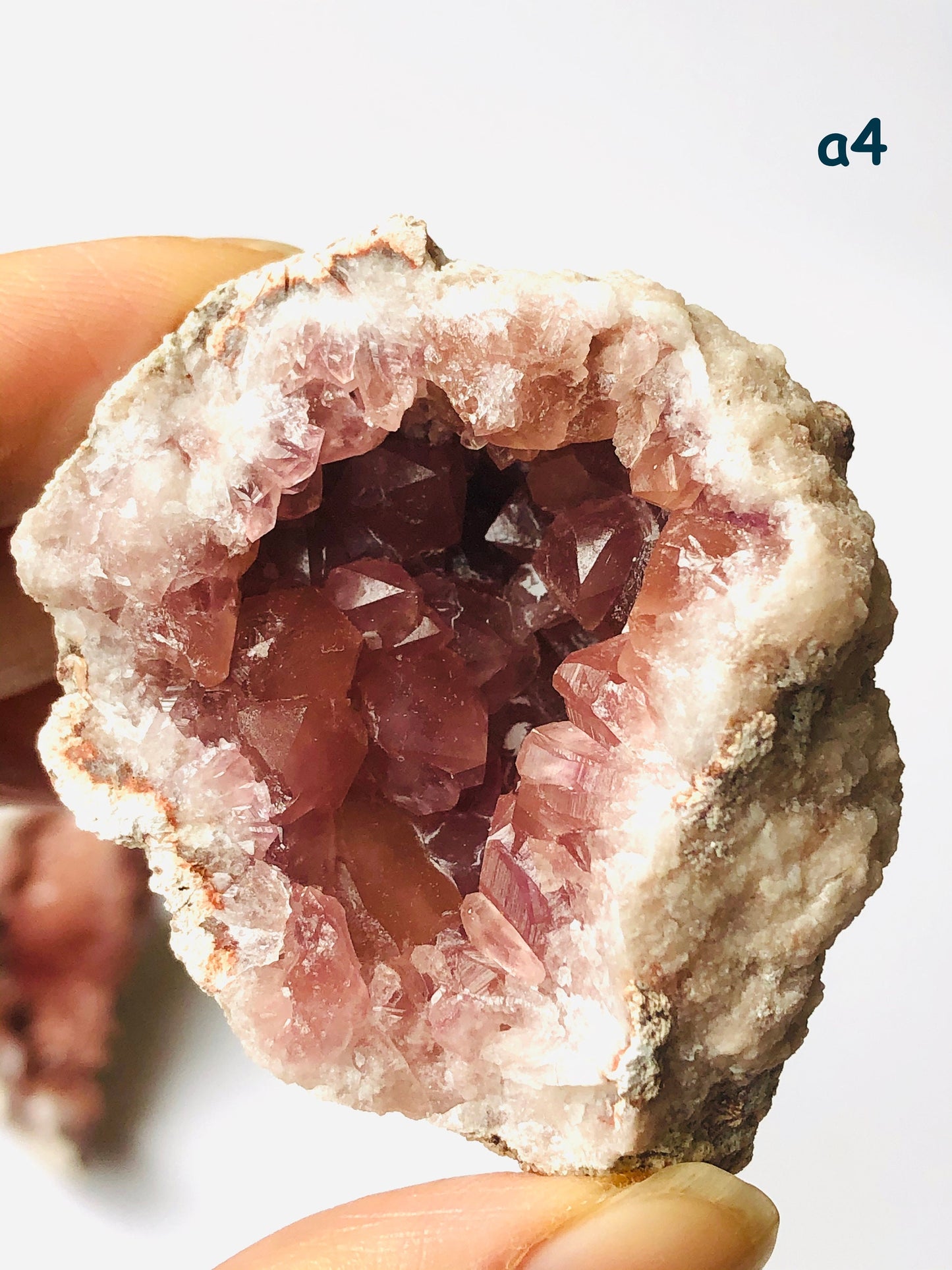 Pink Amethyst Geode Crystal, AAA Grade Pink Amethyst Geode from Argentina, Pink Amethyst Rough Geode, One Piece B4-1 Home Decor